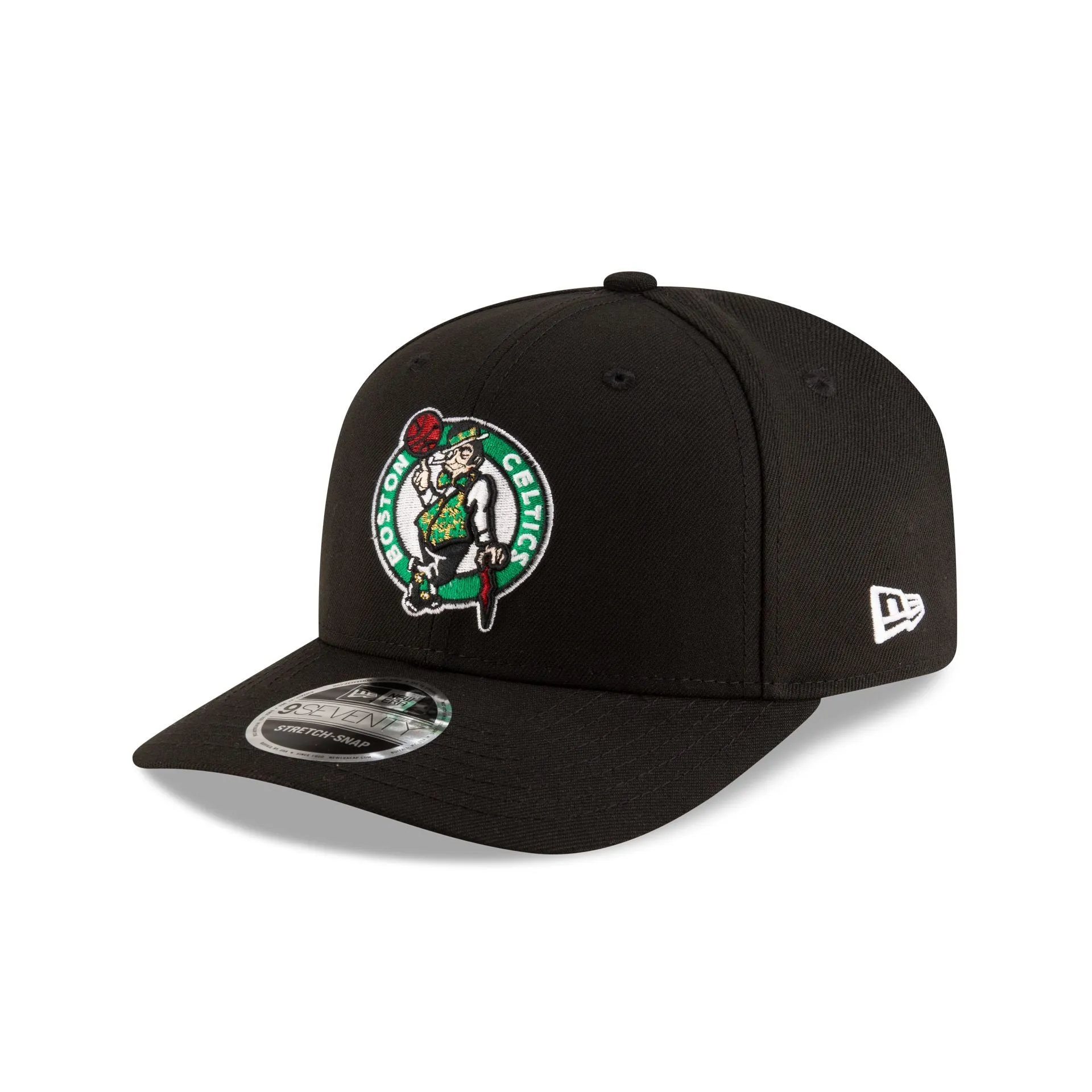 Boston Celtics Team Black9SEVENTY Stretch-Snap Hat sold by New Era