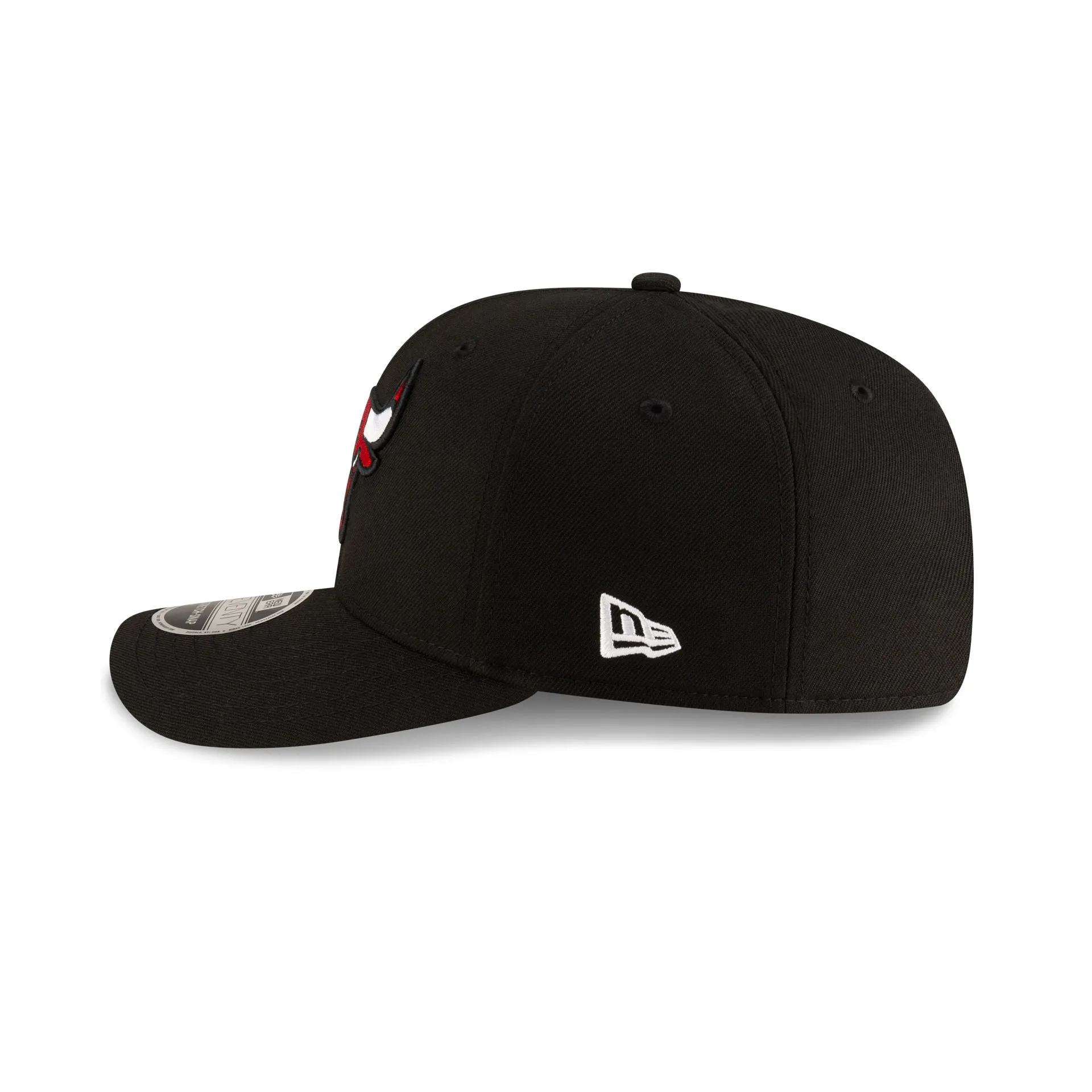 Chicago Bulls Team Black 9SEVENTY Stretch-Snap Hat sold by New Era product image thumbnail 4