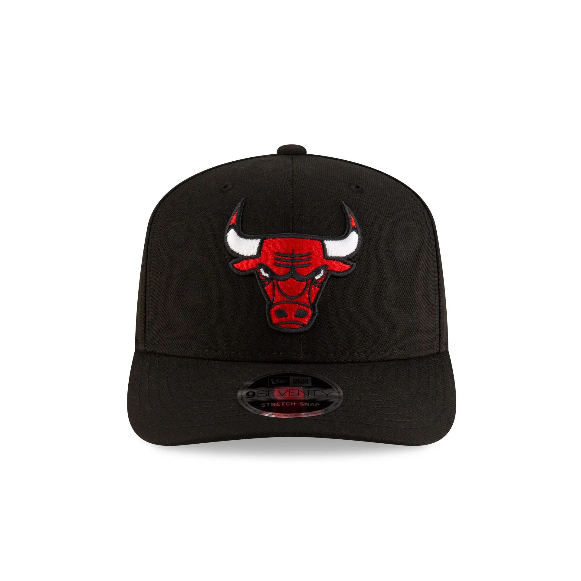 Chicago Bulls Team Black 9SEVENTY Stretch-Snap Hat sold by New Era product image thumbnail 2