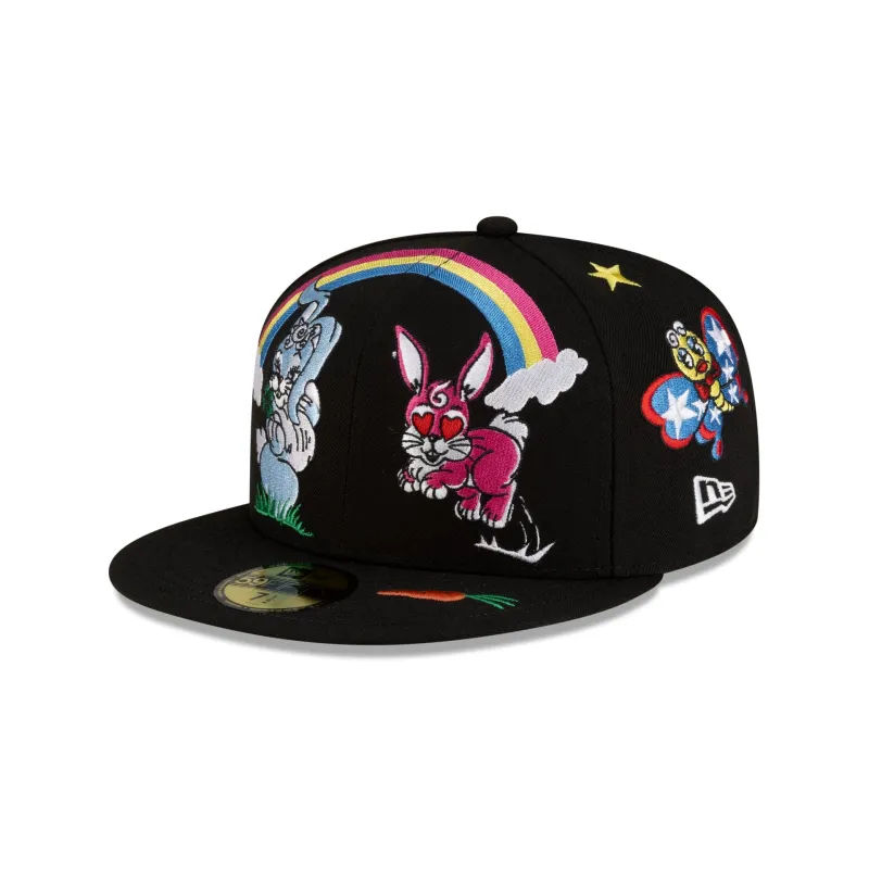 Kenzo Lucky Me Cartoon Black 59FIFTY Fitted Hat sold by New Era
