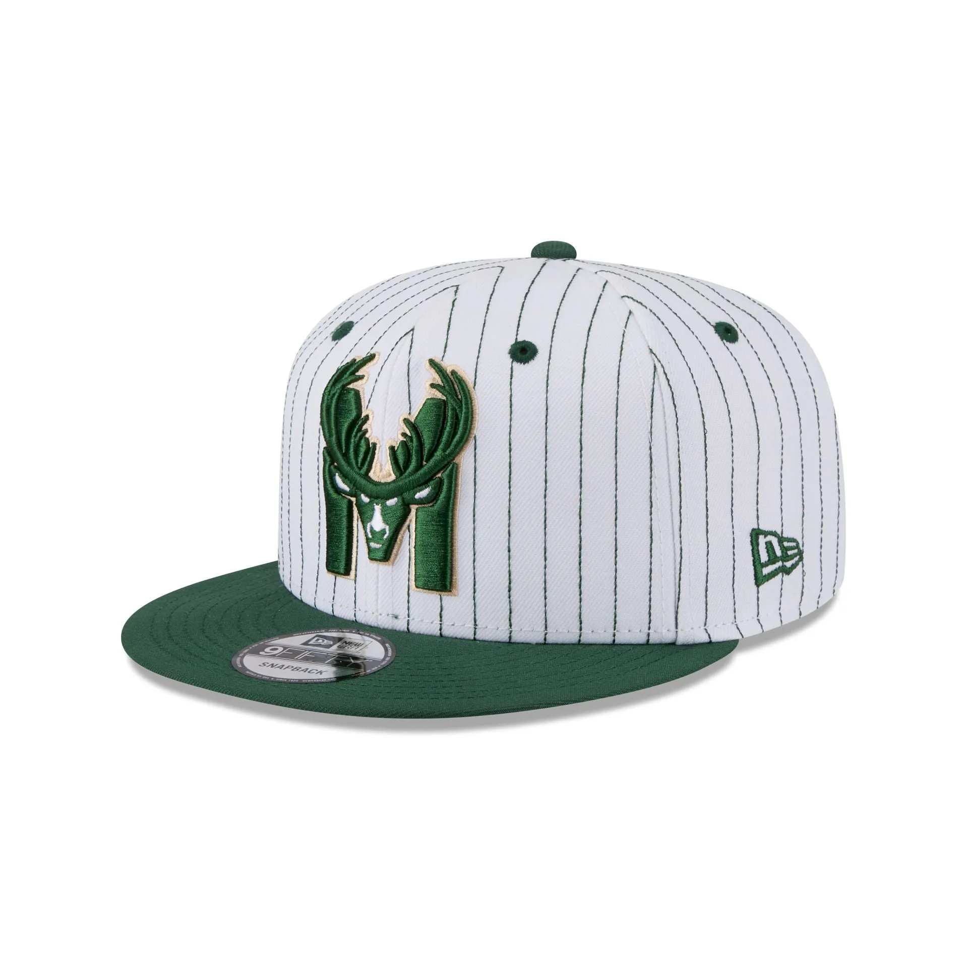 Milwaukee Bucks Deceptor Pinstripe 9FIFTY Snapback Hat sold by New Era product image thumbnail 3