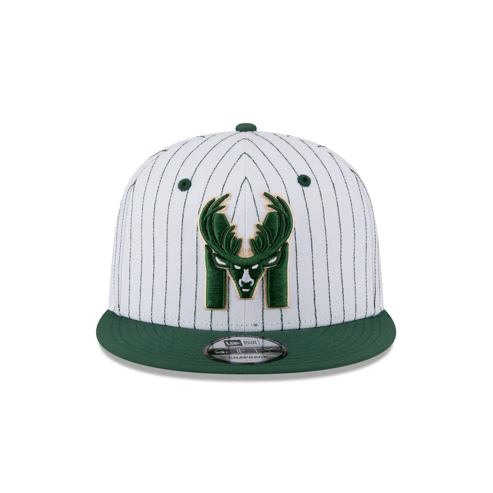 Milwaukee Bucks Deceptor Pinstripe 9FIFTY Snapback Hat sold by New Era product image thumbnail 2