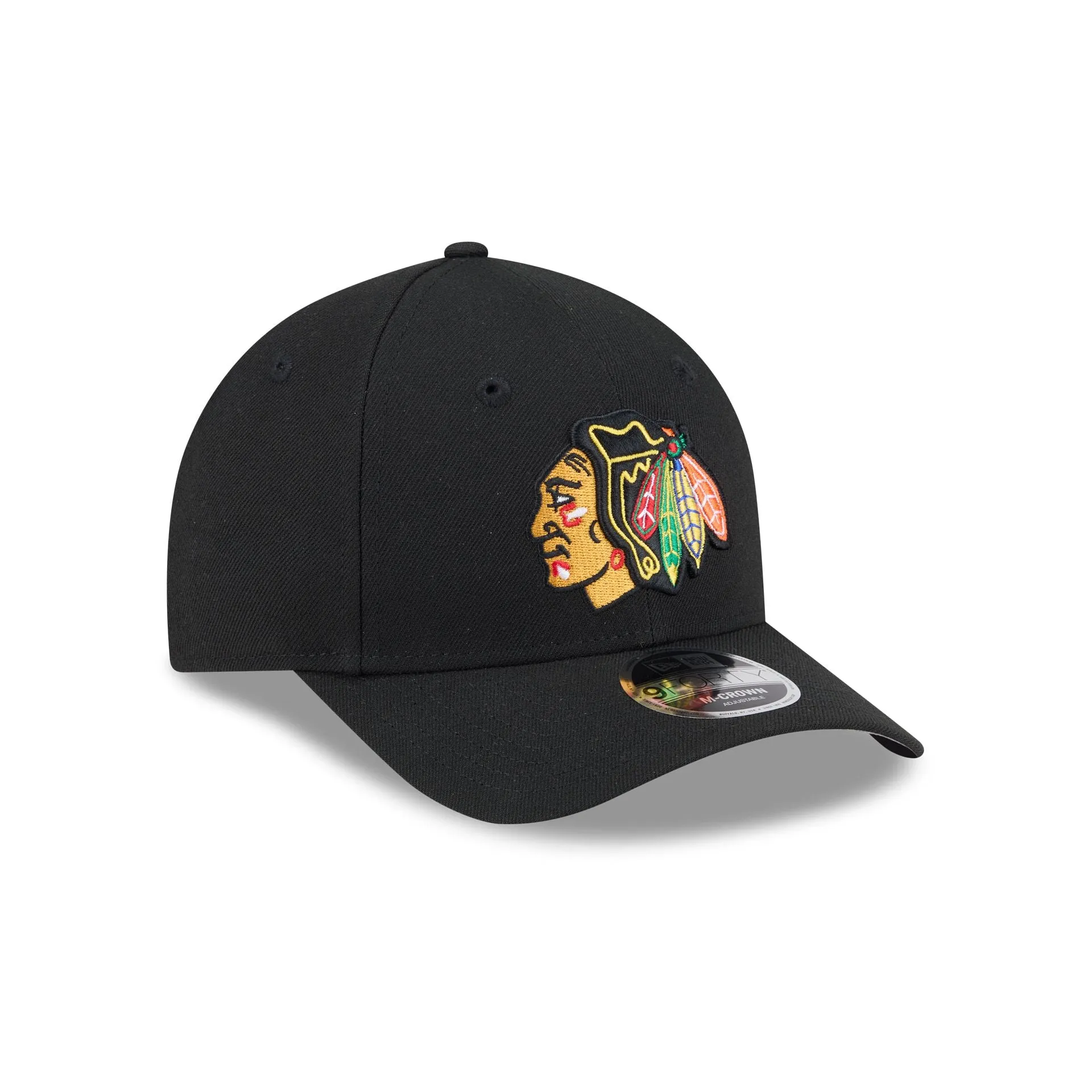 Chicago Blackhawks Team Black 9FORTY M-Crown Snapback Hat sold by New Era product image thumbnail 3