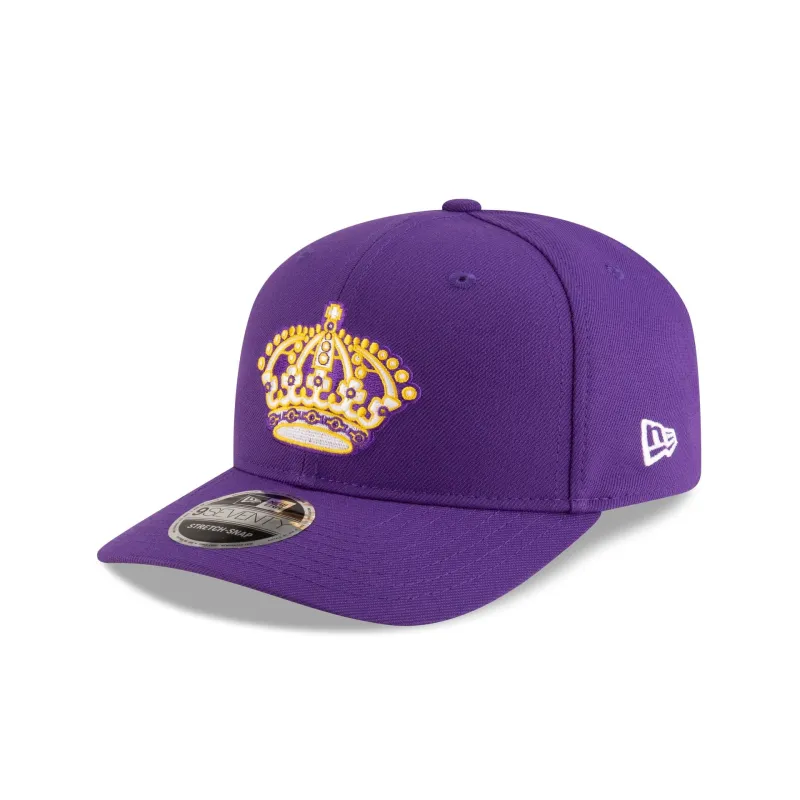 Los Angeles Kings Team Purple 9SEVENTY Stretch-Snap Hat sold by New Era