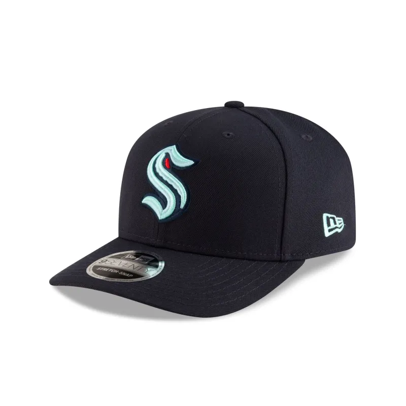Seattle Kraken Team 9SEVENTY Stretch-Snap Hat made by New Era