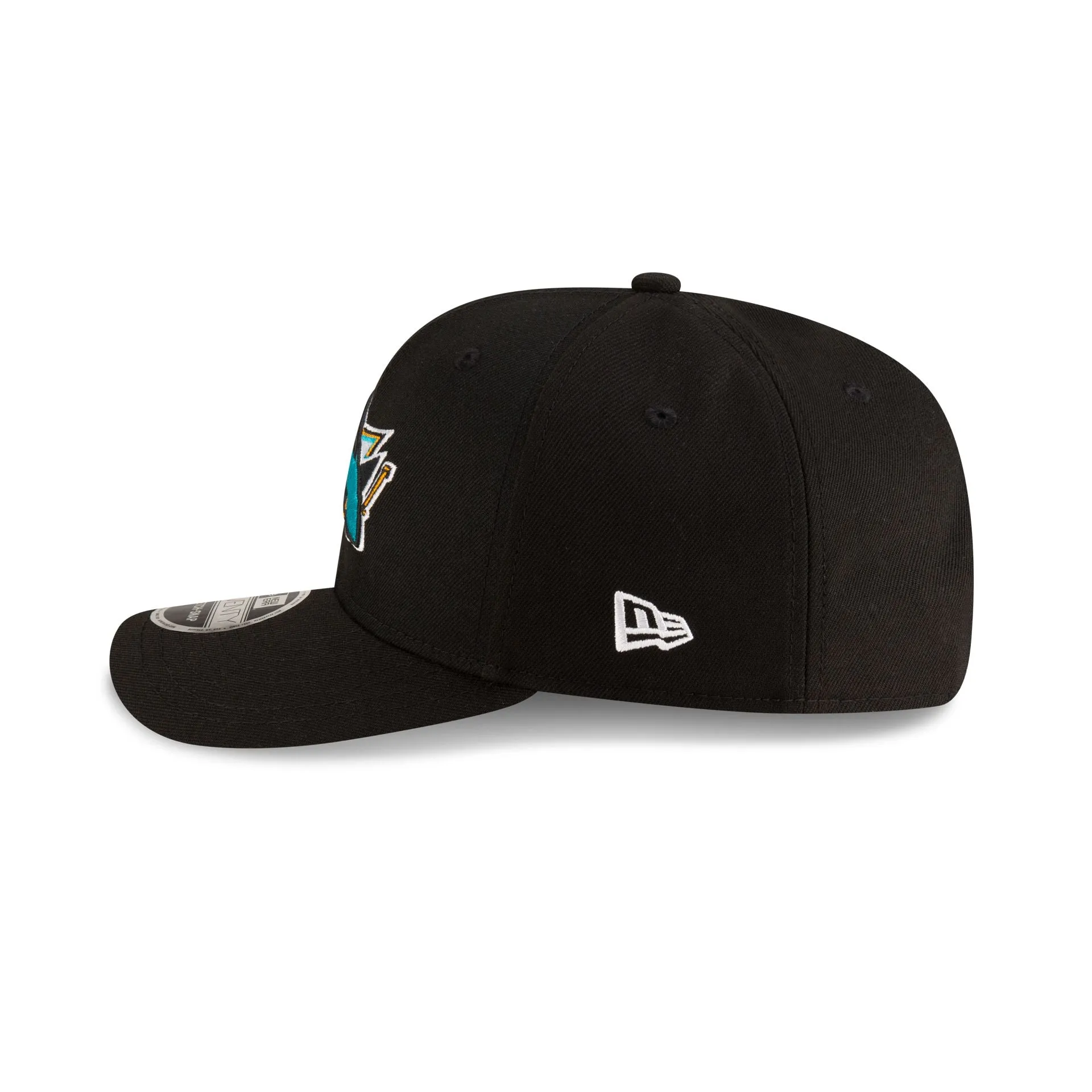 San Jose Sharks Team 9SEVENTY Stretch-Snap Hat sold by New Era product image thumbnail 4