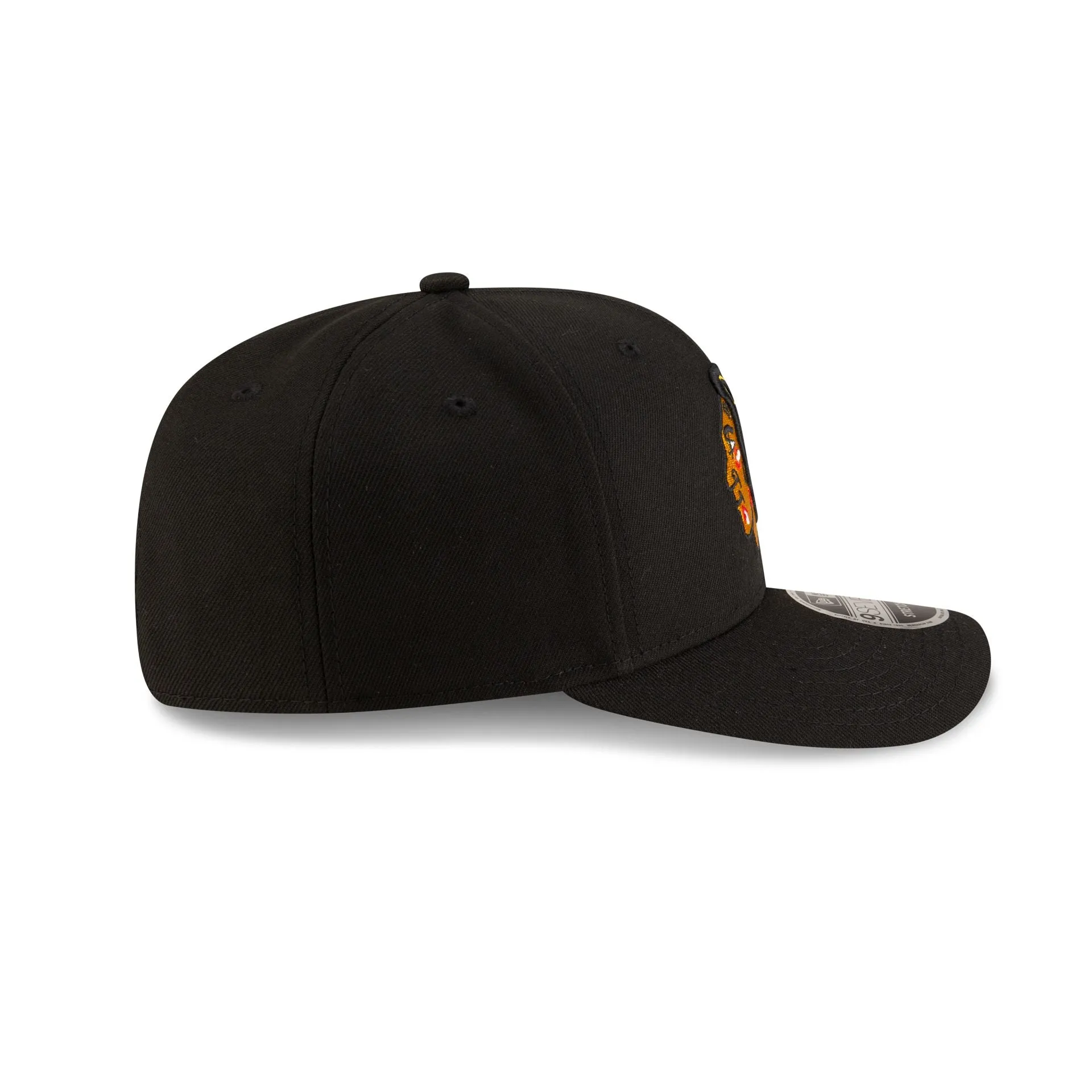 Chicago Blackhawks Team Black 9SEVENTY Stretch-Snap Hat sold by New Era product image thumbnail 5