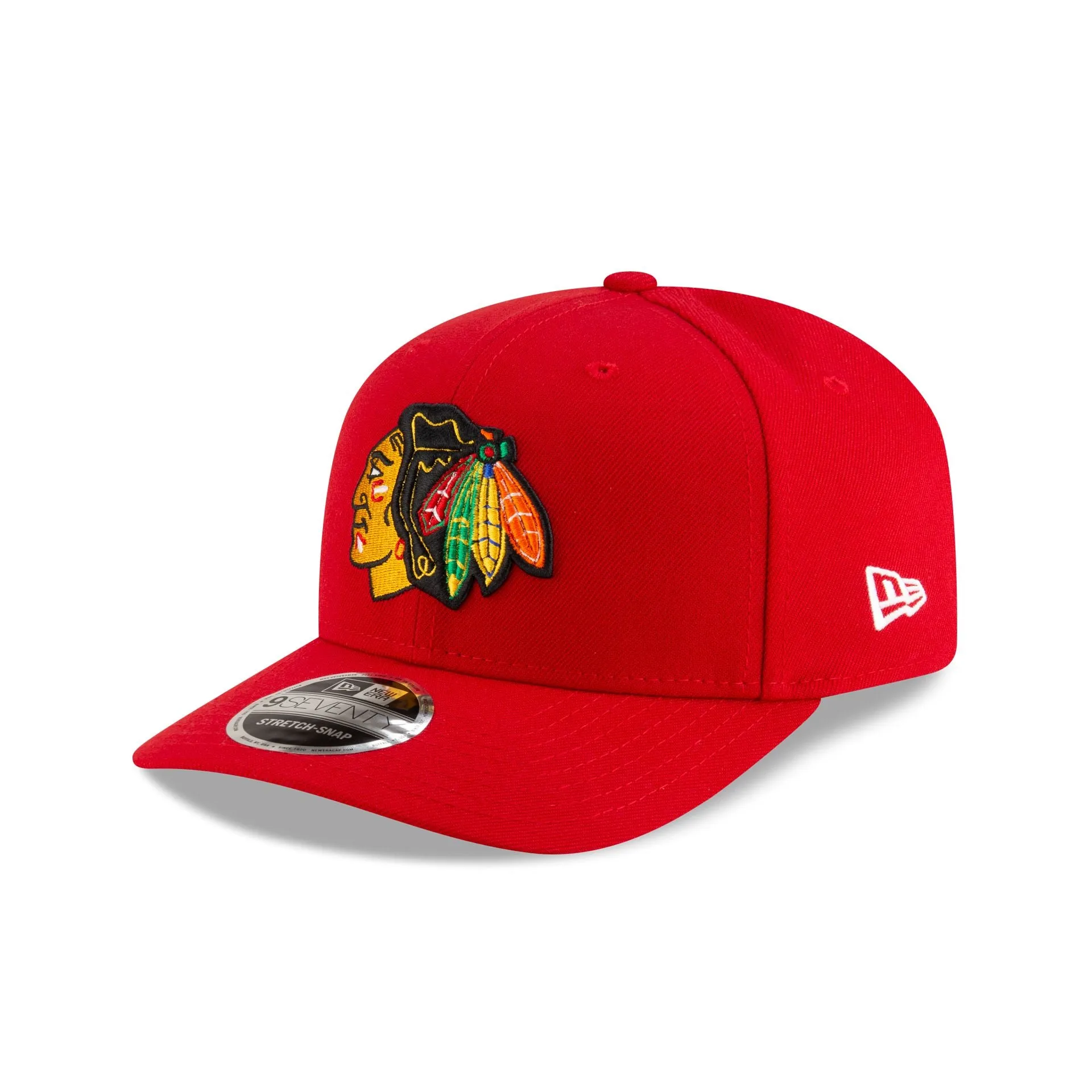 Chicago Blackhawks Team 9SEVENTY Stretch-Snap Hat sold by New Era