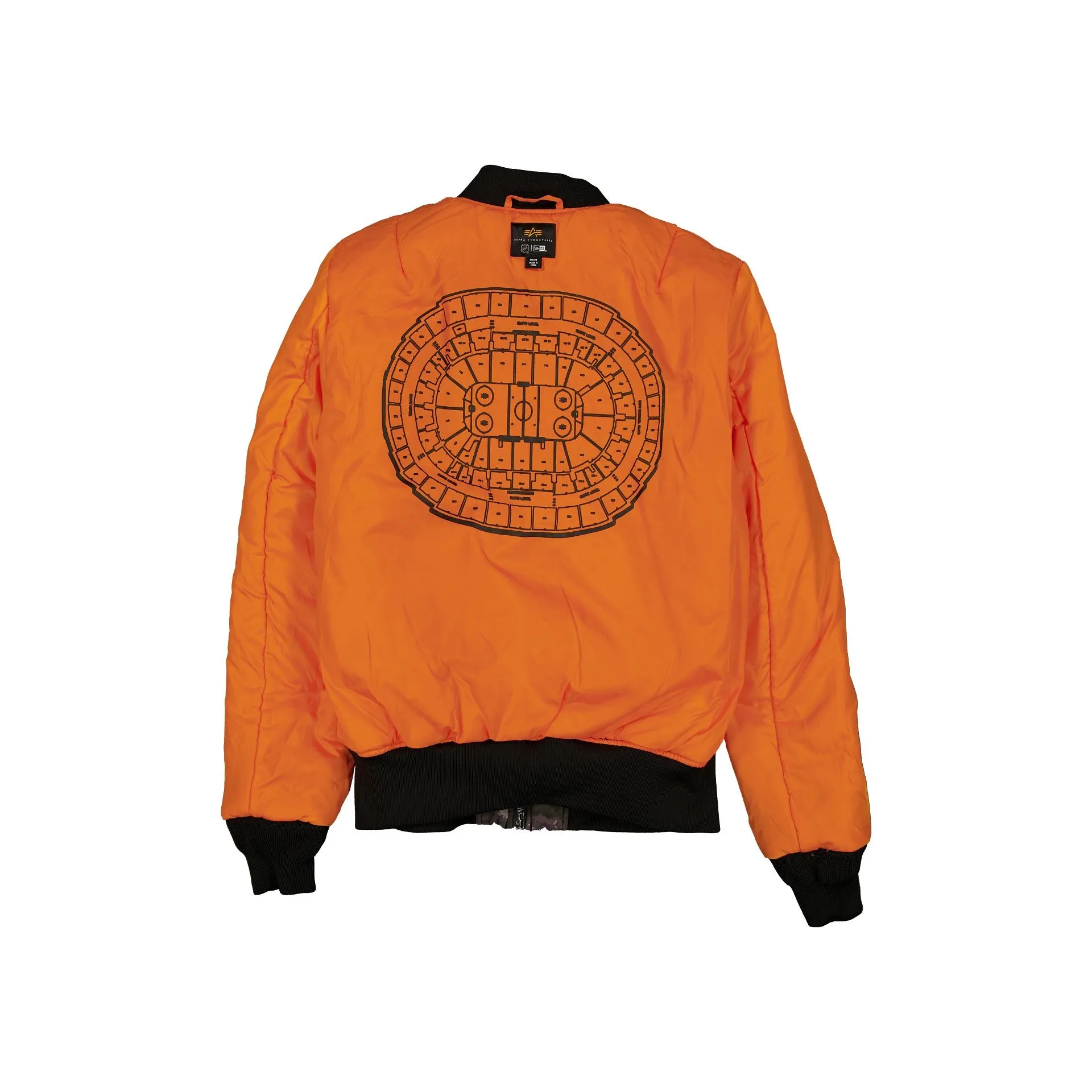 Alpha Industries x San Jose Sharks Black Camo MA-1 Bomber Jacket sold by New Era product image thumbnail 2