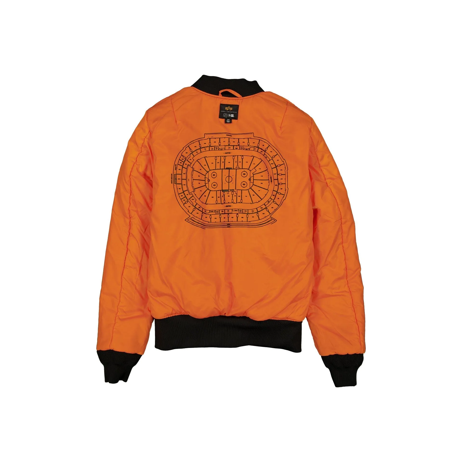 Alpha Industries x Detroit Red Wings Black Camo MA-1 Bomber Jacket sold by New Era product image thumbnail 2