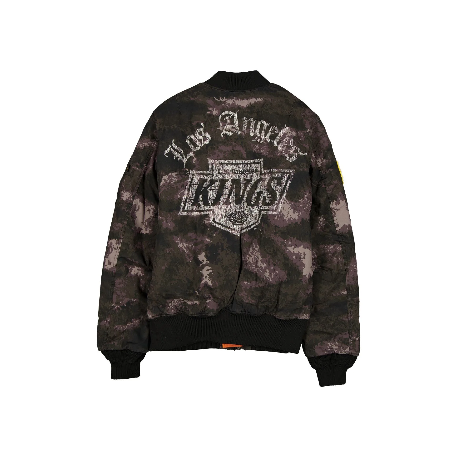 Alpha Industries x Los Angeles Kings Black Camo MA-1 Bomber Jacket sold by New Era product image thumbnail 3