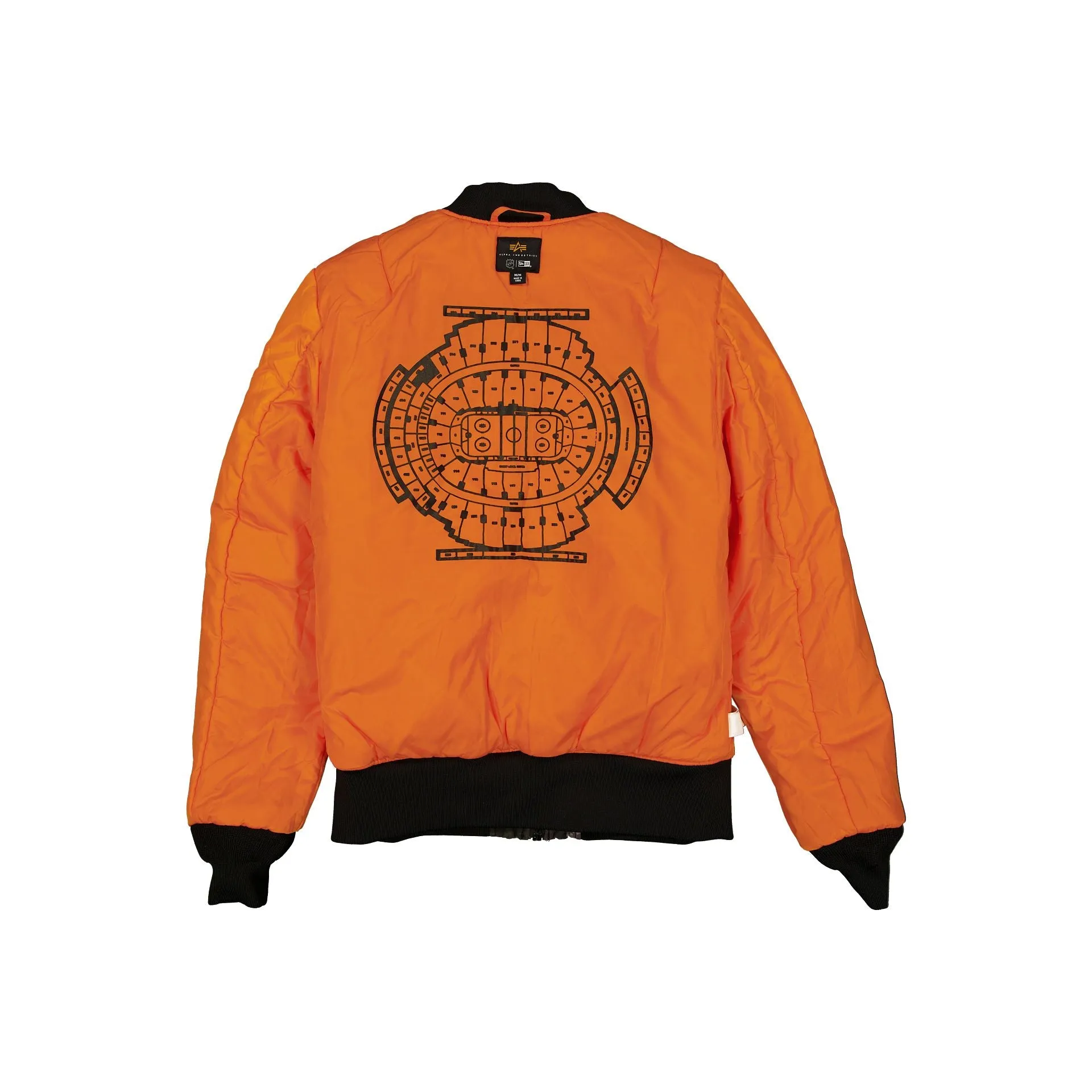 Alpha Industries x New York Rangers Black Camo MA-1 Bomber Jacket sold by New Era product image thumbnail 2