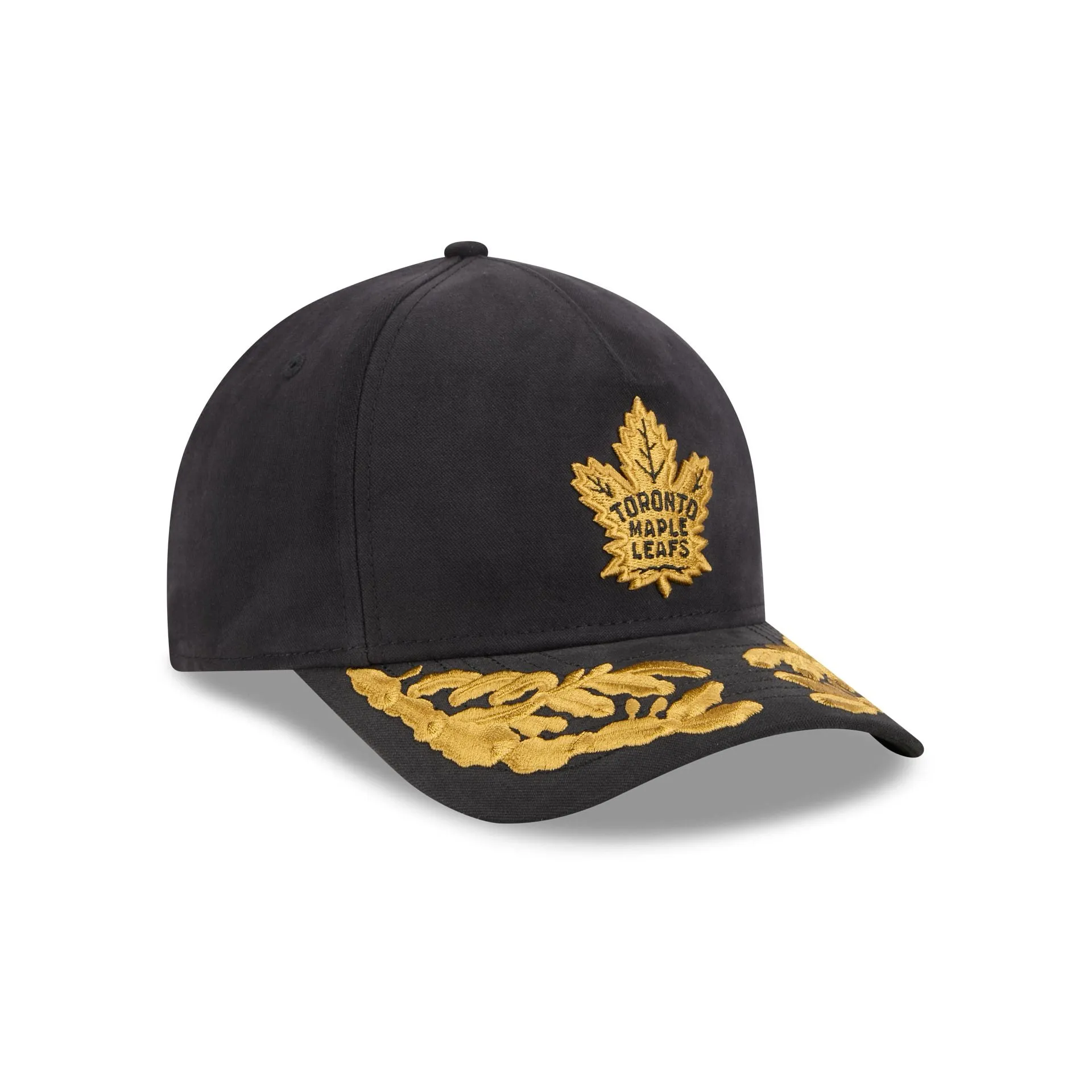 Alpha Industries x Toronto Maple Leafs Black 9FORTY M-Crown A-Frame Snapback Hat sold by New Era product image thumbnail 3