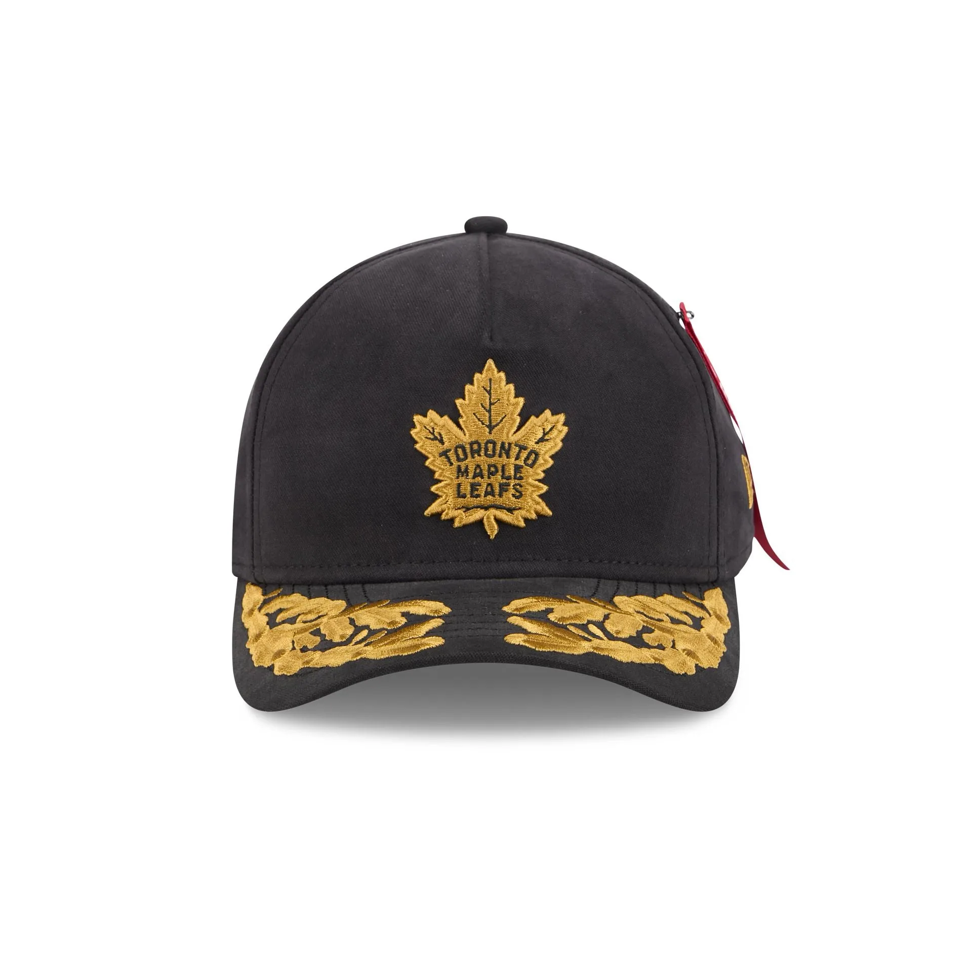 Alpha Industries x Toronto Maple Leafs Black 9FORTY M-Crown A-Frame Snapback Hat sold by New Era product image thumbnail 2