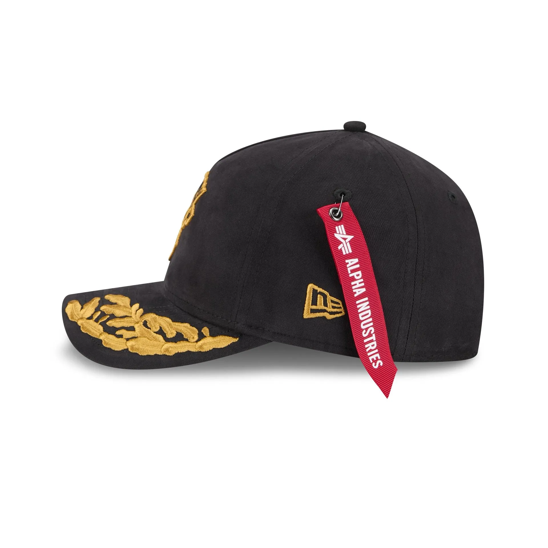 Alpha Industries x Pittsburgh Penguins Black 9FORTY M-Crown A-Frame Snapback Hat sold by New Era product image thumbnail 4