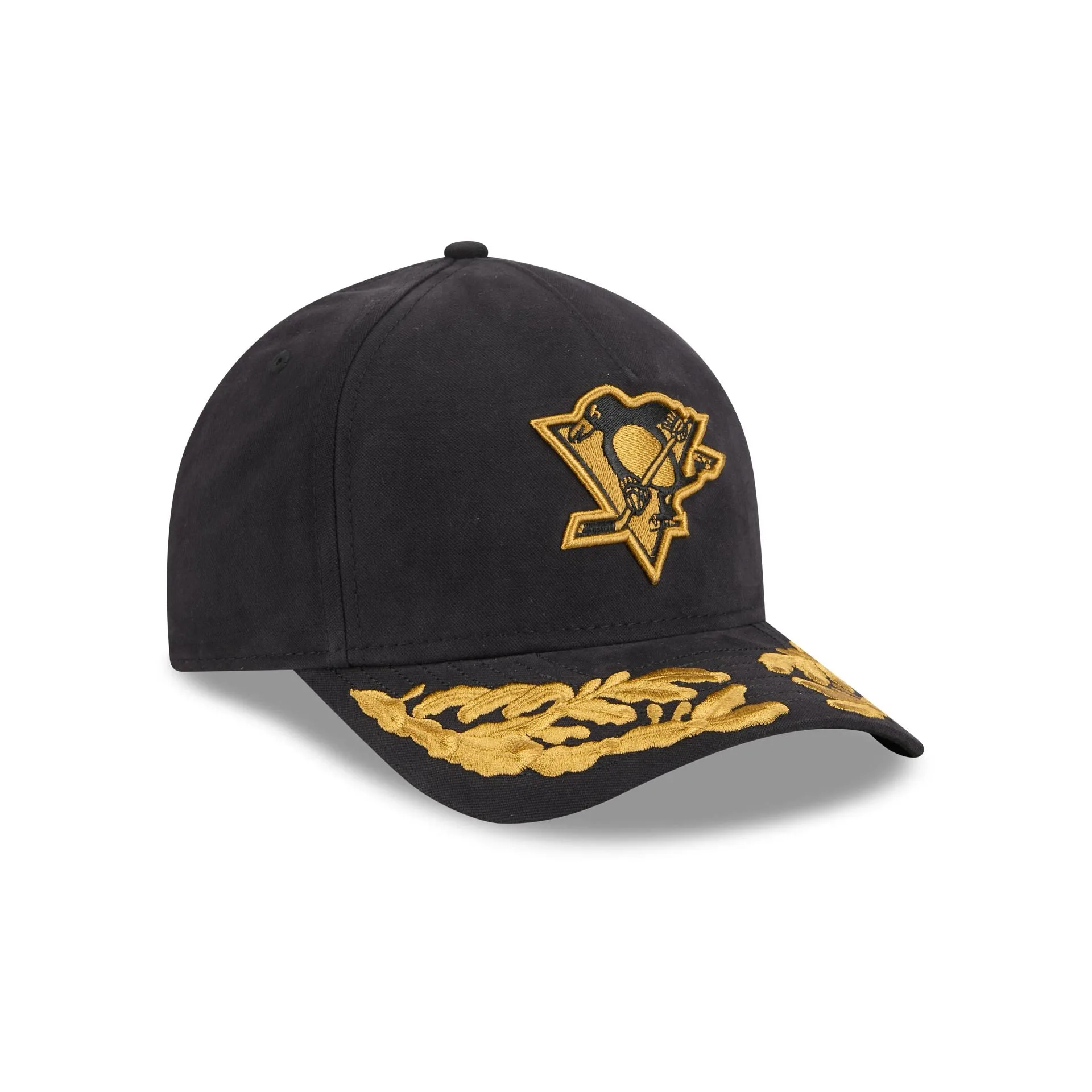 Alpha Industries x Pittsburgh Penguins Black 9FORTY M-Crown A-Frame Snapback Hat sold by New Era product image thumbnail 3