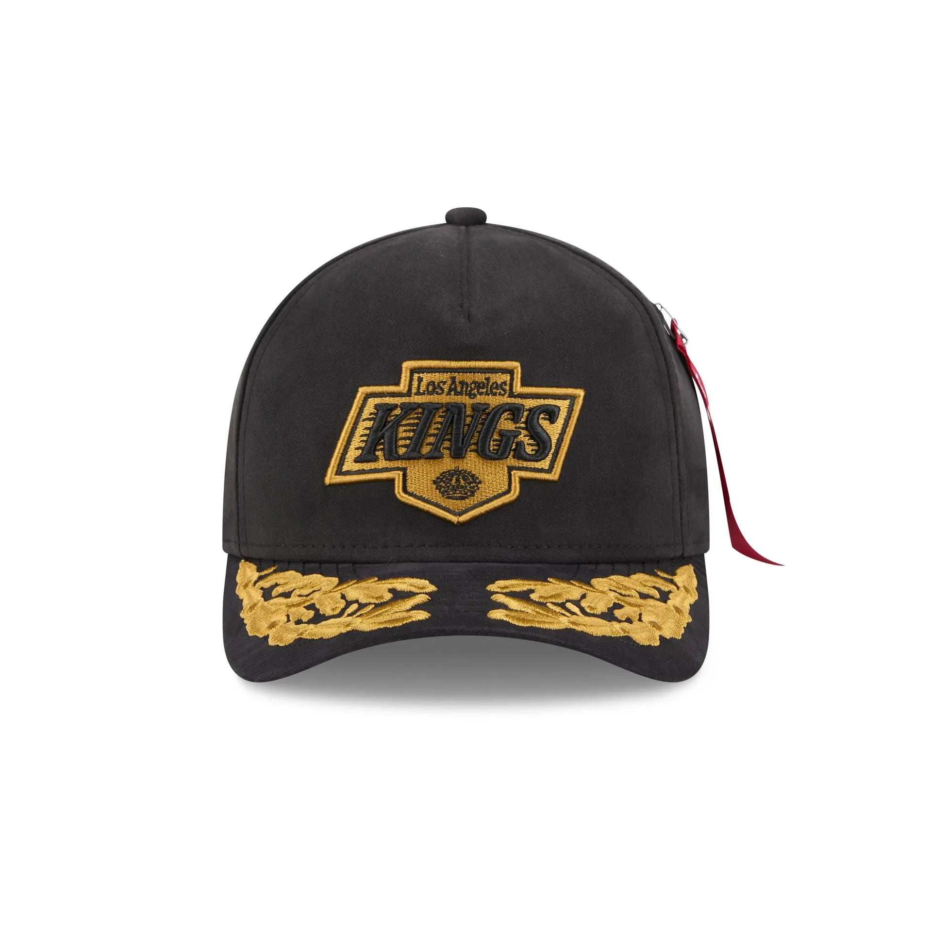Alpha Industries x Los Angeles Kings Black 9FORTY M-Crown A-Frame Snapback Hat sold by New Era product image thumbnail 2