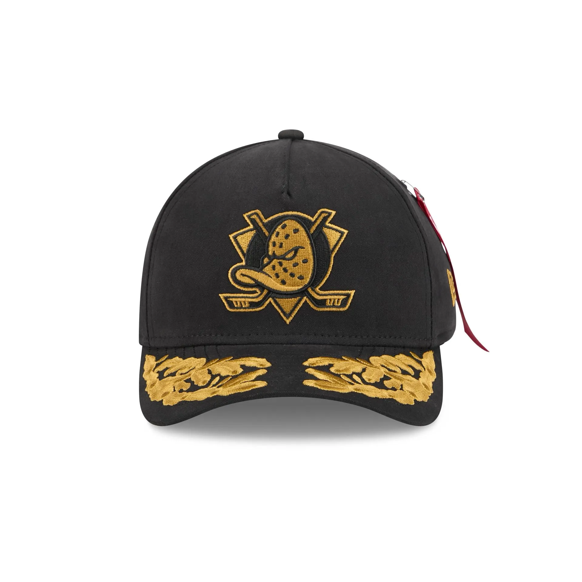 Alpha Industries x Anaheim Ducks Black 9FORTY M-Crown A-Frame Snapback Hat sold by New Era product image thumbnail 2