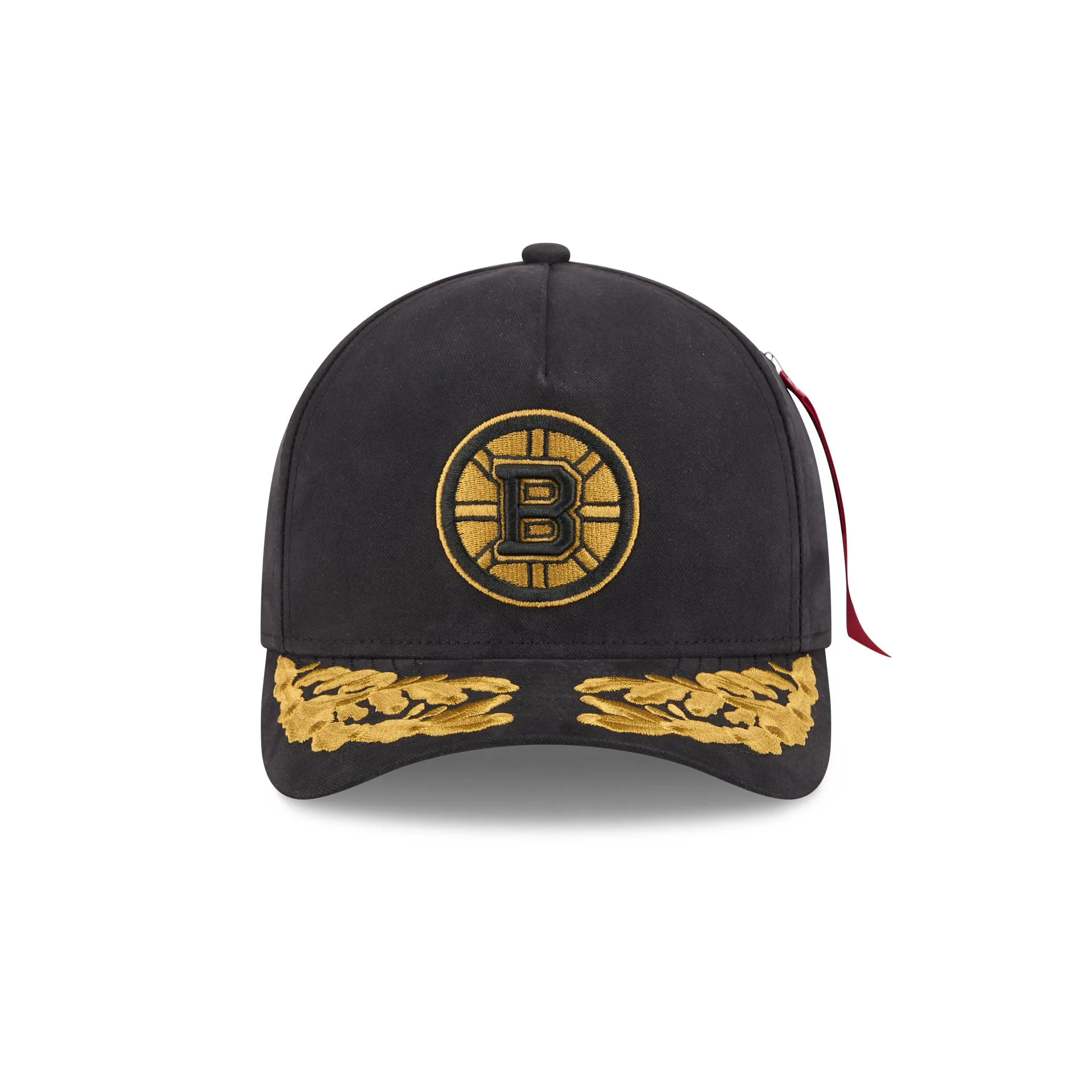 Alpha Industries x Boston Bruins Black 9FORTY M-Crown A-Frame Snapback Hat sold by New Era product image thumbnail 2