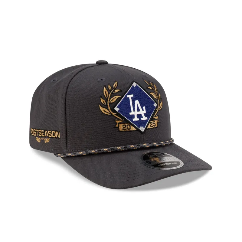 Los Angeles Dodgers 2025 NLDS Locker Room 9SEVENTY Stretch-Snap Hat sold by New Era