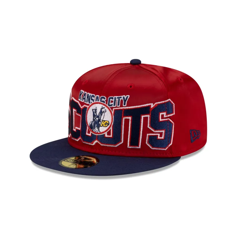 Kansas City Scouts Bold Satin 59FIFTY Fitted Hat sold by New Era