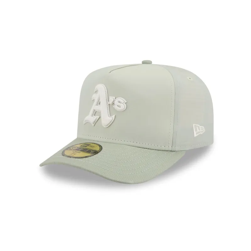 Athletics Crinkle 59FIFTY A-Frame Fitted Hat sold by New Era