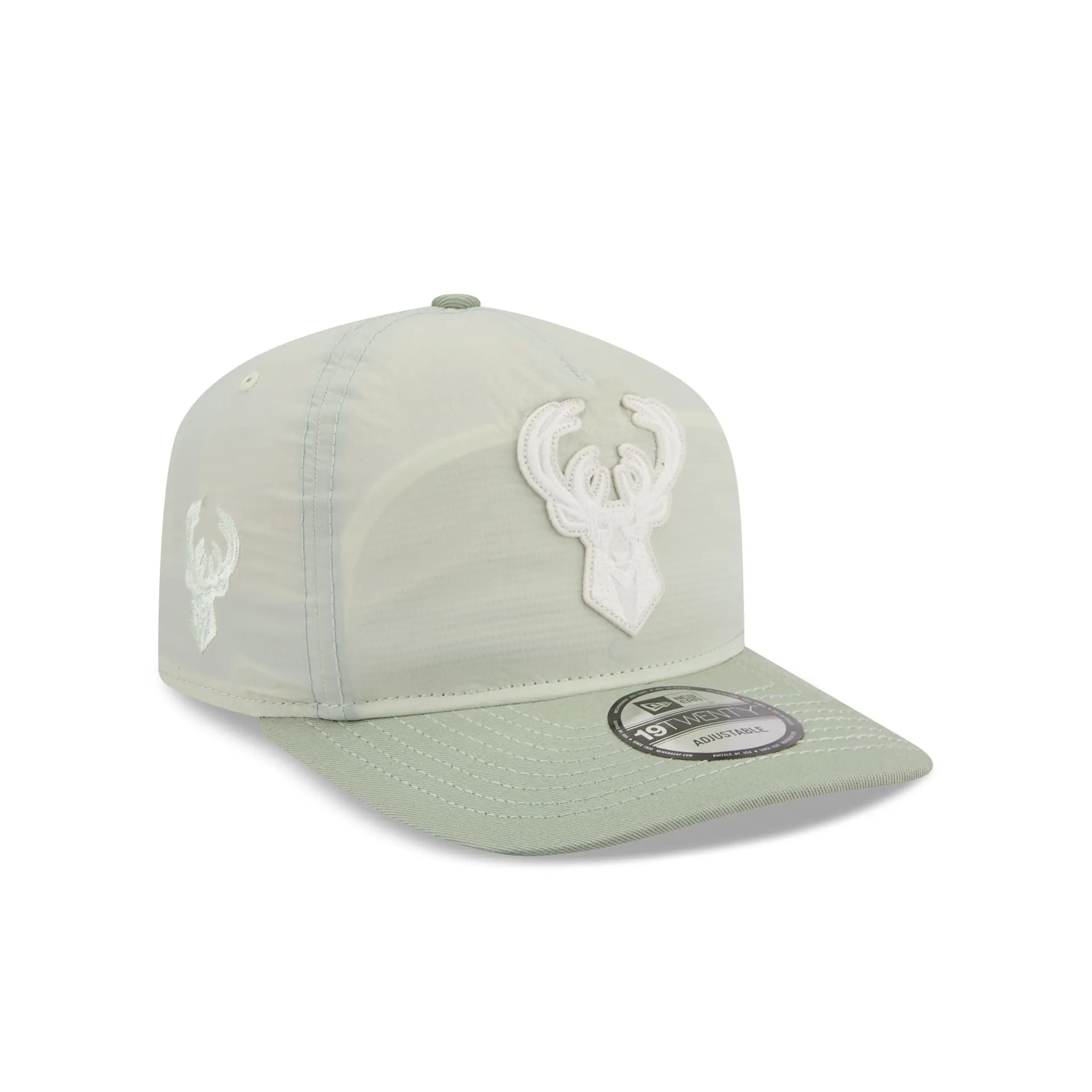 Milwaukee Bucks Crinkle 19TWENTY Adjustable Hat sold by New Era product image thumbnail 3