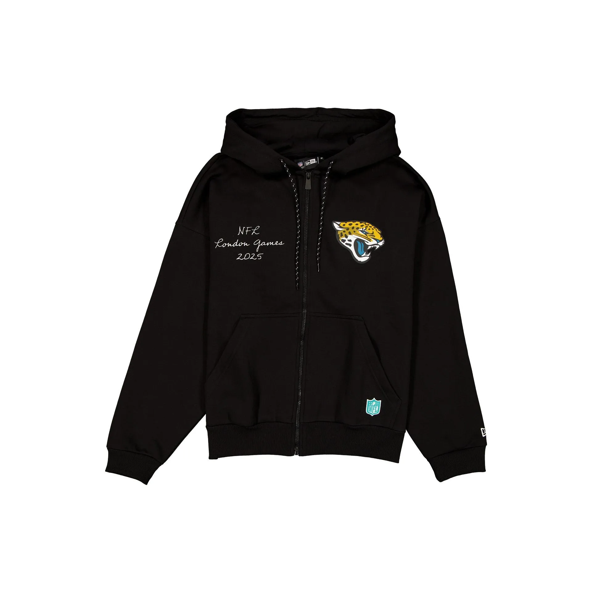 Jacksonville Jaguars London Game Premium Full-Zip Hoodie sold by New Era