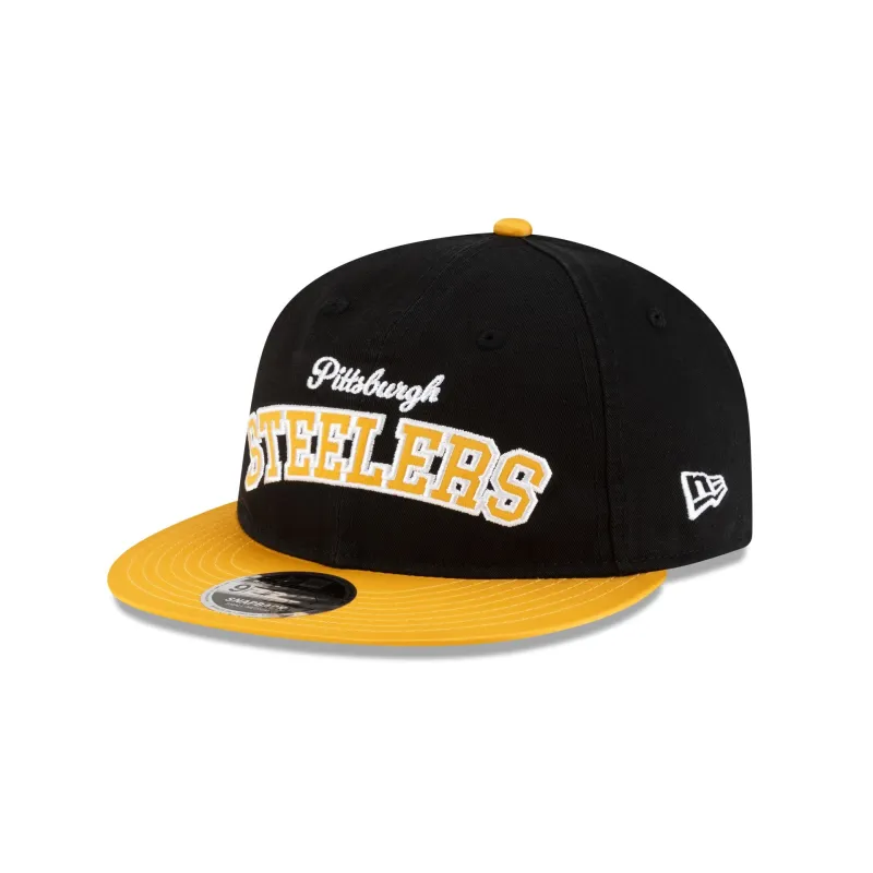 Pittsburgh Steelers International Games Series Historic Retro Crown 9FIFTY Snapback Hat sold by New Era