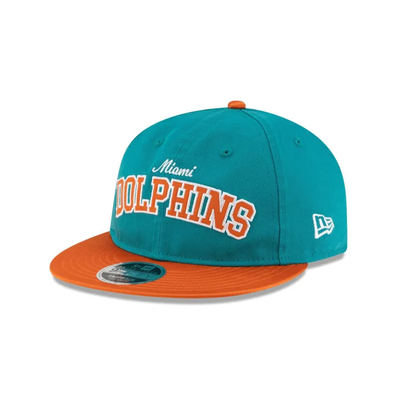 Miami Dolphins International Games Series Historic Retro Crown 9FIFTY Snapback Hat sold by New Era