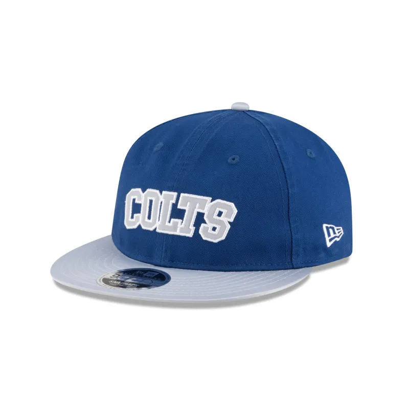Indianapolis Colts International Games Series Historic Retro Crown 9FIFTY Snapback Hat sold by New Era