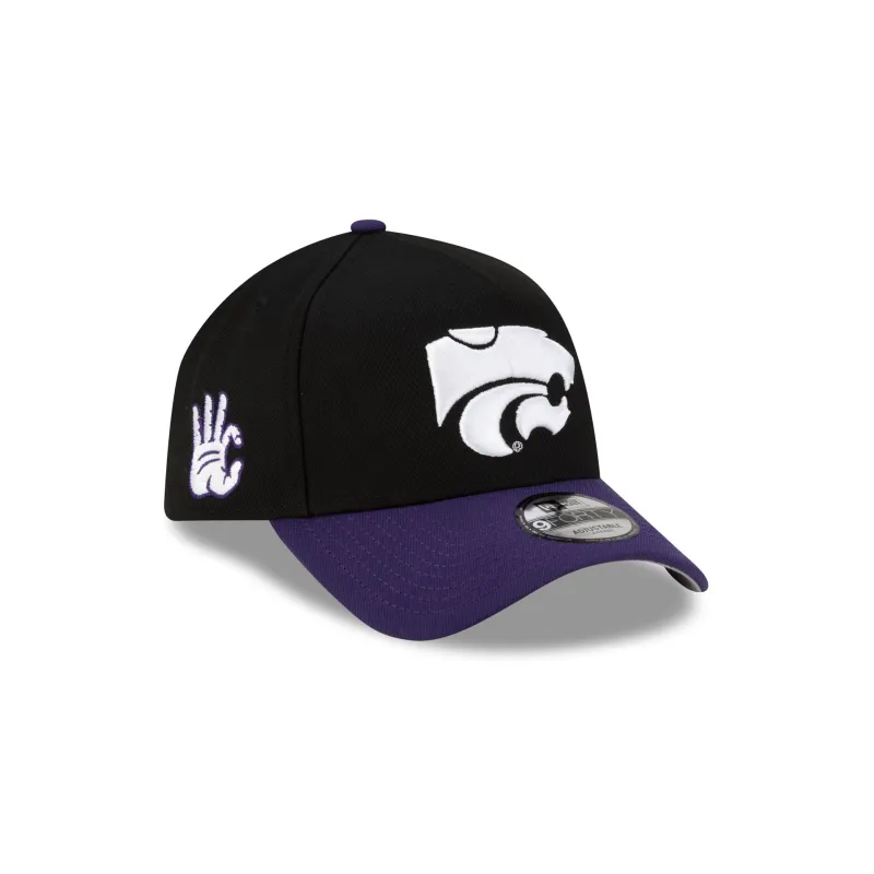 Kansas State Wildcats Hand Signs Sidepatch 9FORTY A-Frame Snapback Hat sold by New Era
