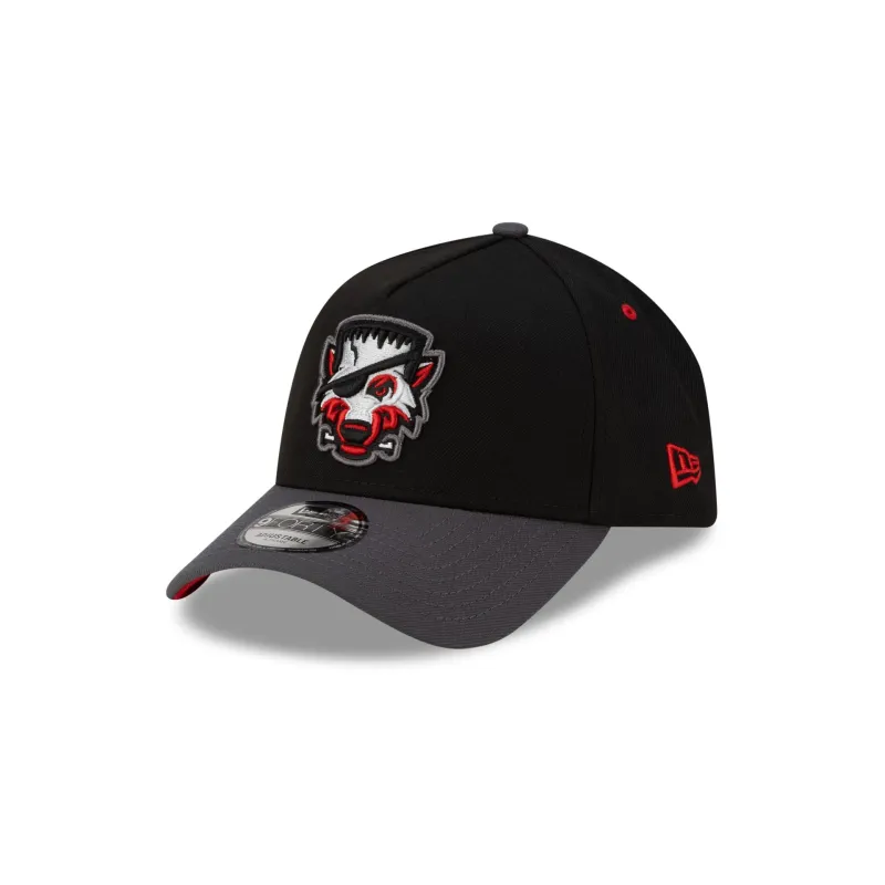 Erie SeaWolves Halloween Red 9FORTY A-Frame Snapback Hat sold by New Era