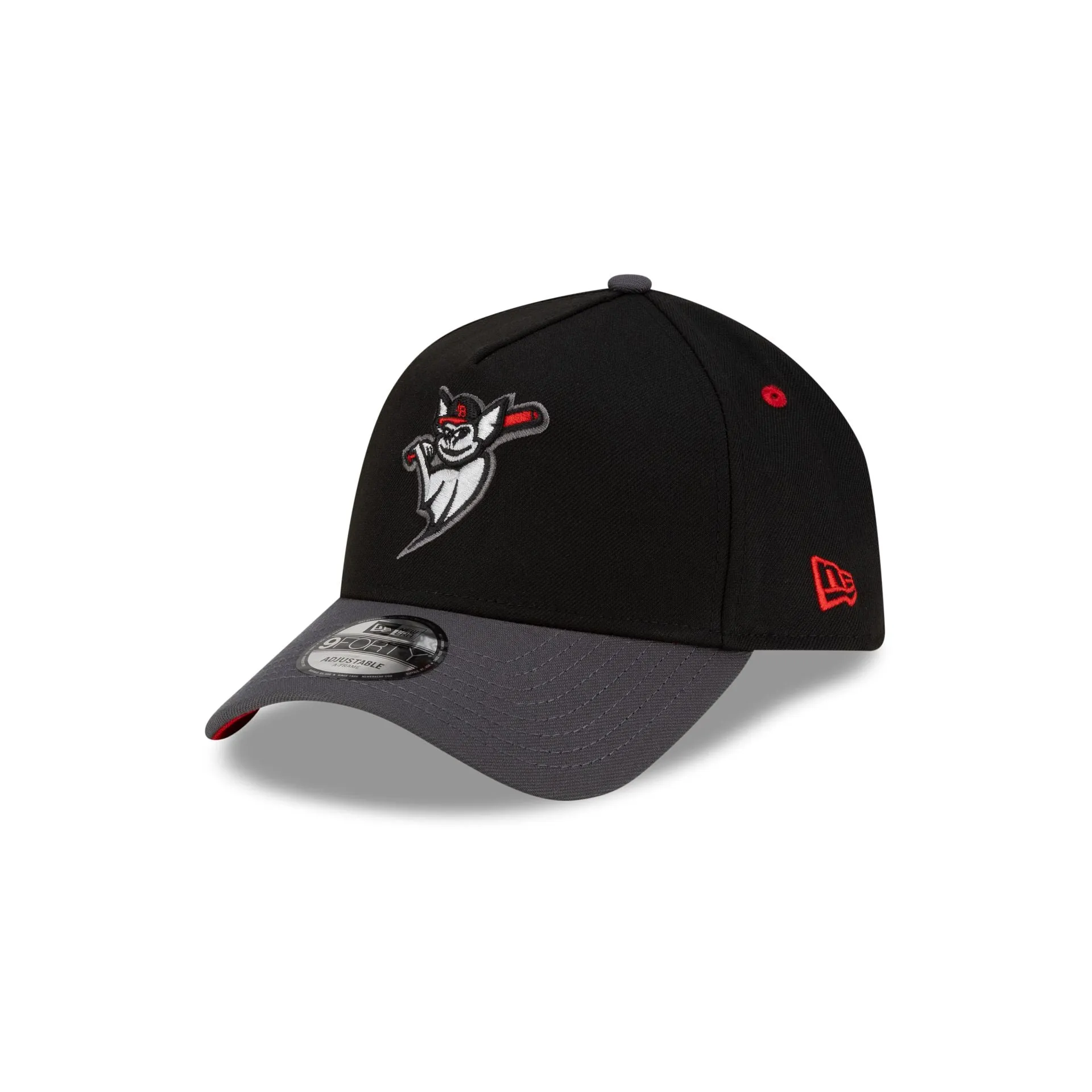 Louisville Bats Halloween Red 9FORTY A-Frame Snapback Hat sold by New Era