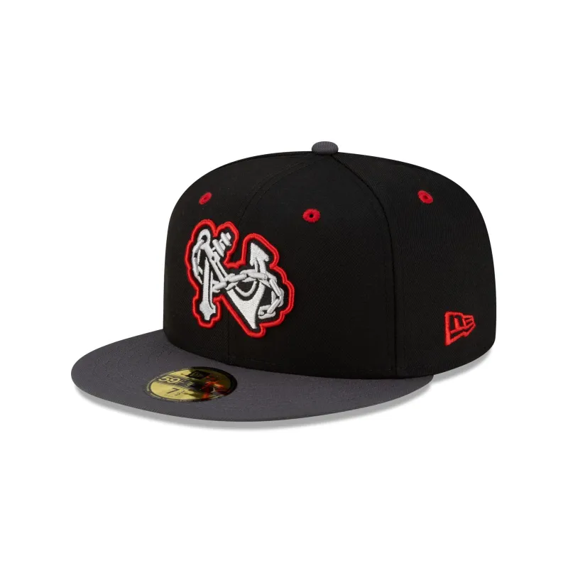 Norfolk Tides Halloween Red 59FIFTY Fitted Hat sold by New Era