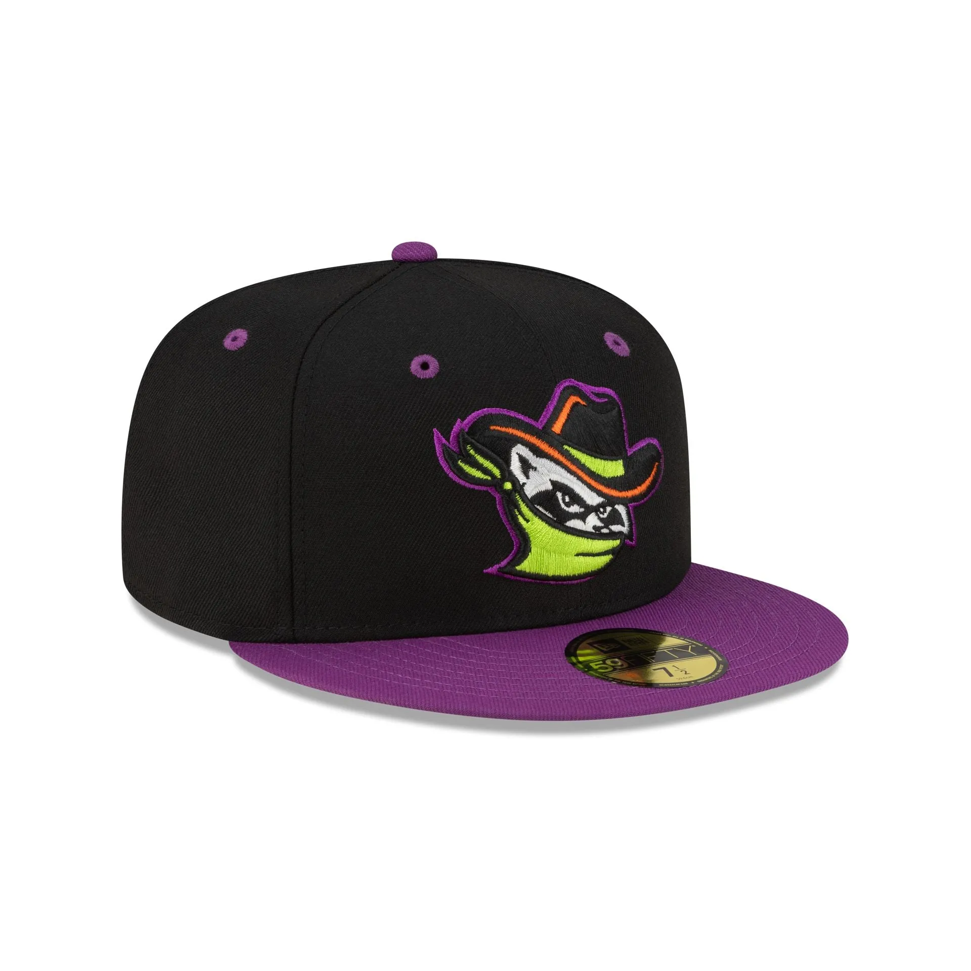 Quad Cities River Bandits Halloween Purple 59FIFTY Fitted Hat sold by New Era product image thumbnail 3