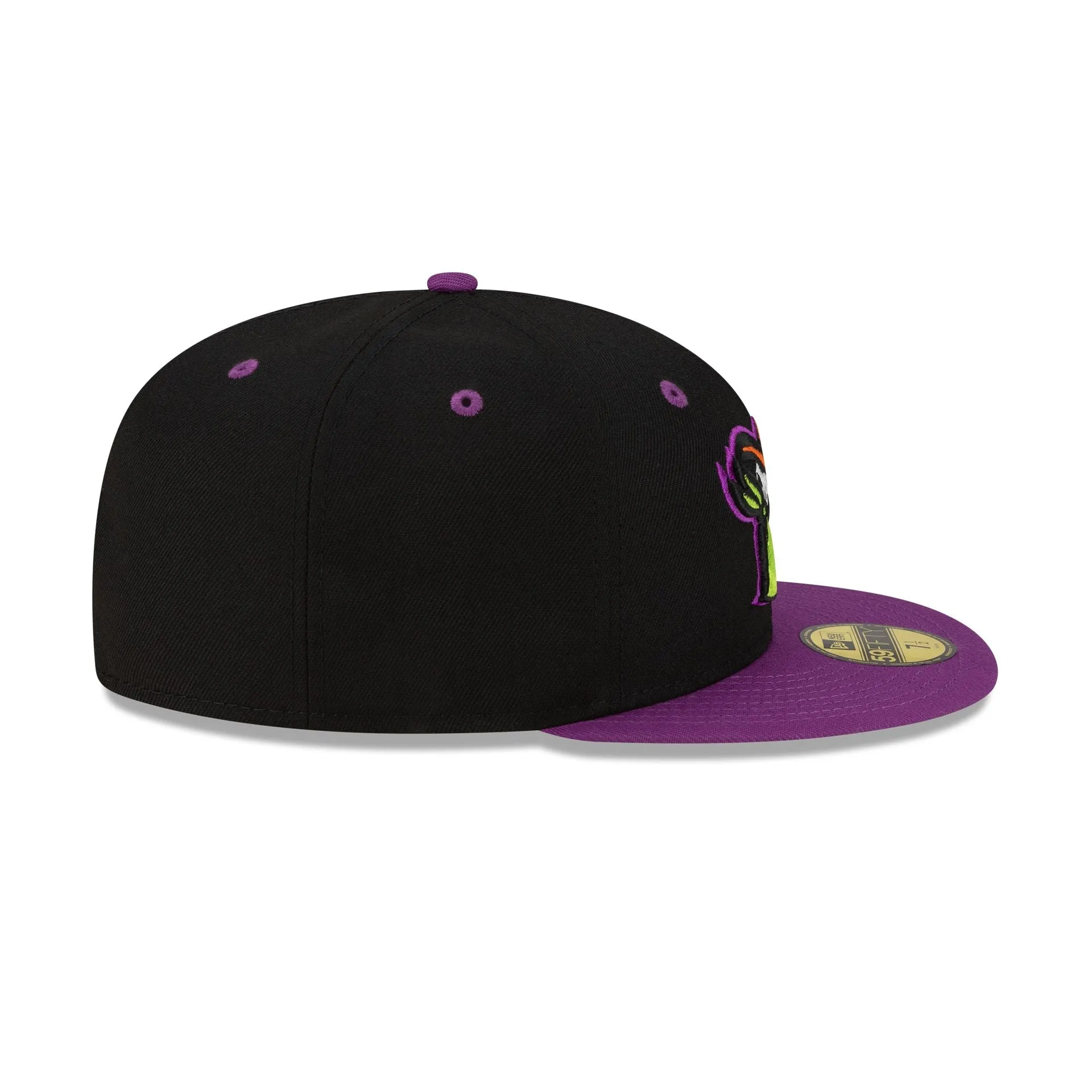 Quad Cities River Bandits Halloween Purple 59FIFTY Fitted Hat sold by New Era product image thumbnail 5