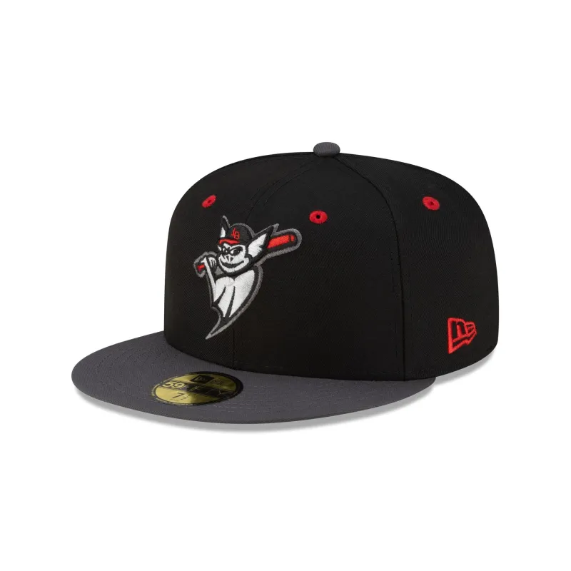 Louisville Bats Halloween Red 59FIFTY Fitted Hat sold by New Era