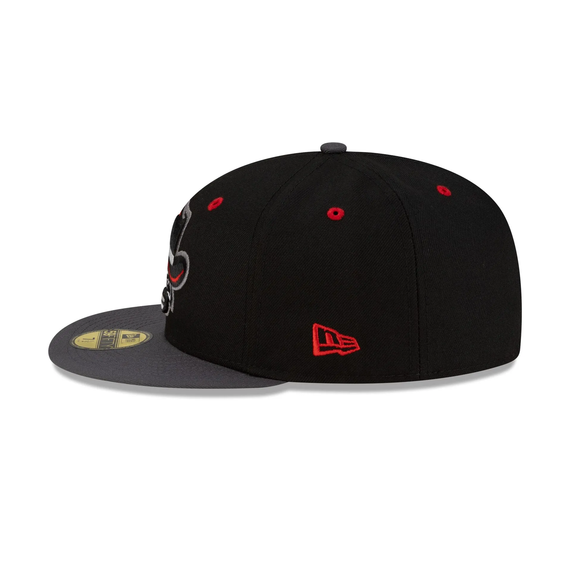 Quad Cities River Bandits Halloween Red 59FIFTY Fitted Hat sold by New Era product image thumbnail 4