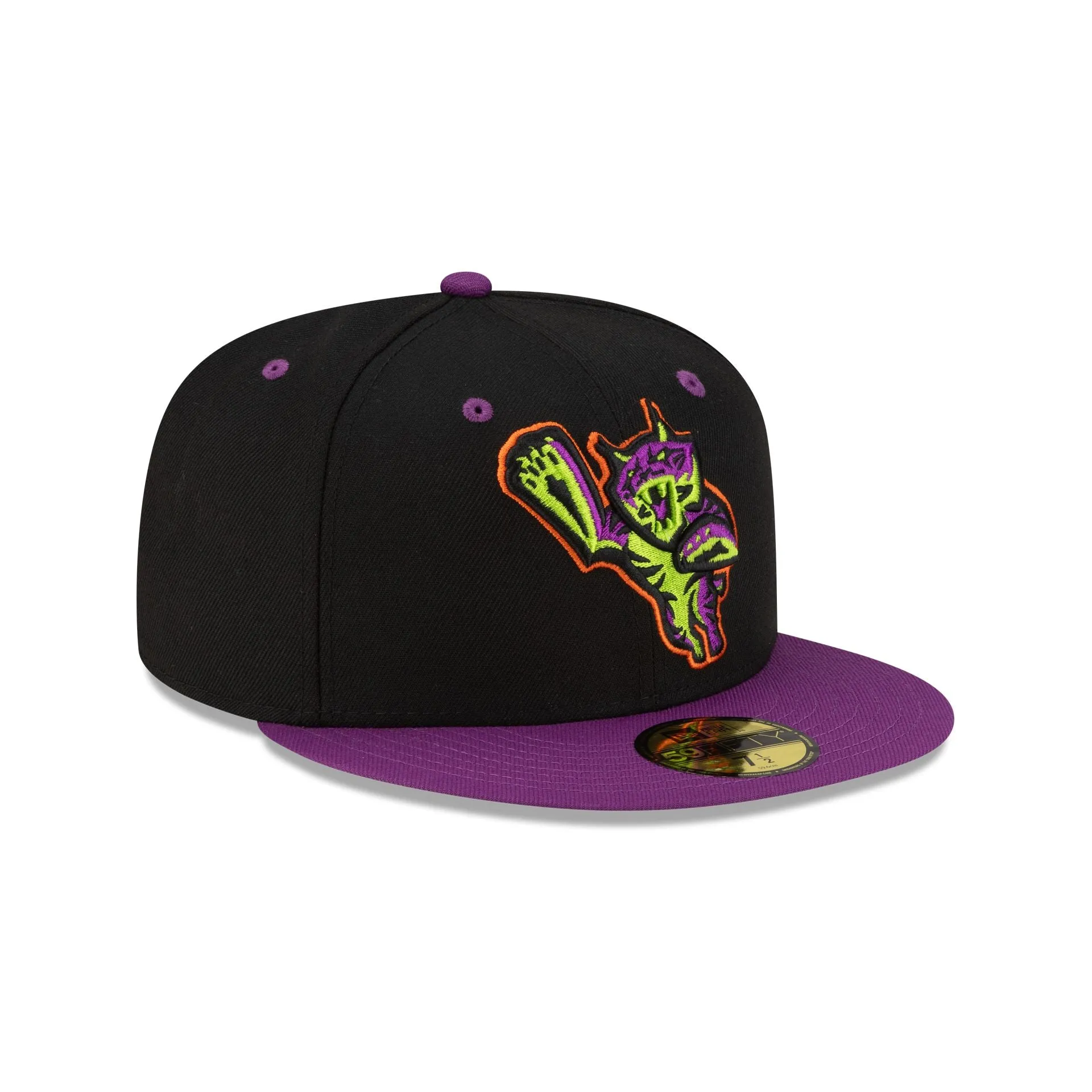 Lynchburg Hillcats Halloween Purple 59FIFTY Fitted Hat sold by New Era product image thumbnail 3