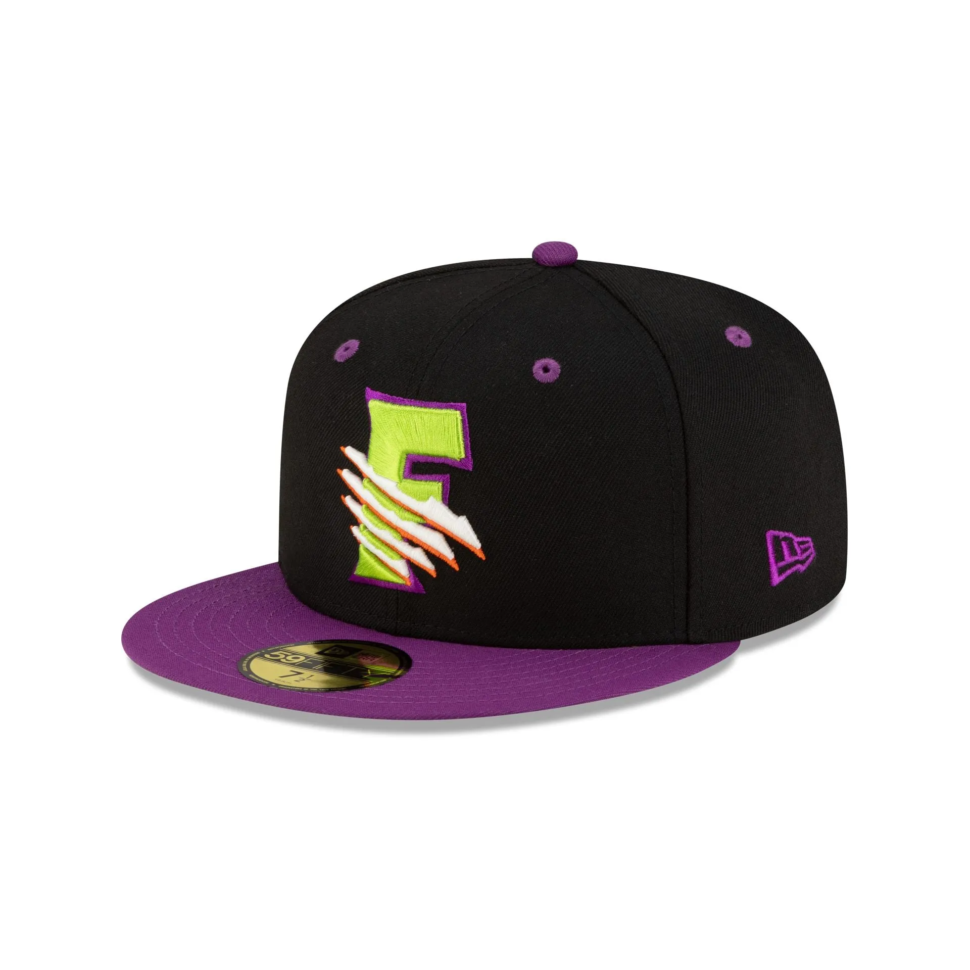 Fresno Grizzlies Halloween Purple 59FIFTY Fitted Hat sold by New Era