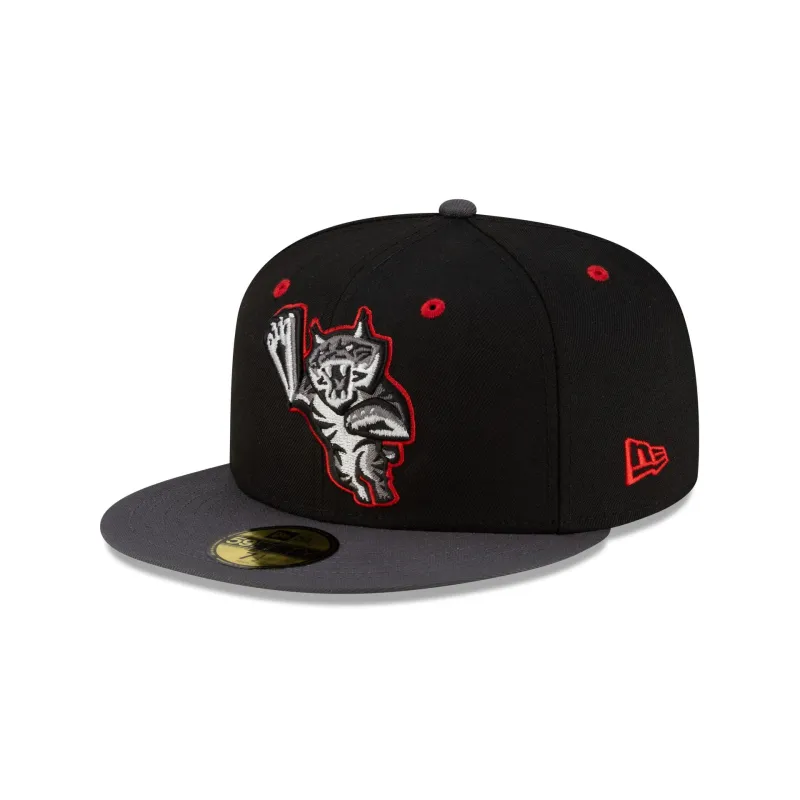 Lynchburg Hillcats Halloween Red 59FIFTY Fitted Hat sold by New Era