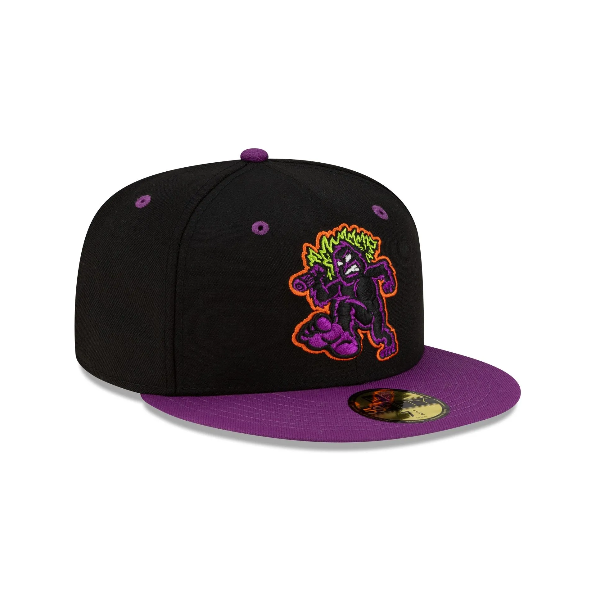 Eugene Emeralds Halloween Purple 59FIFTY Fitted Hat sold by New Era product image thumbnail 3
