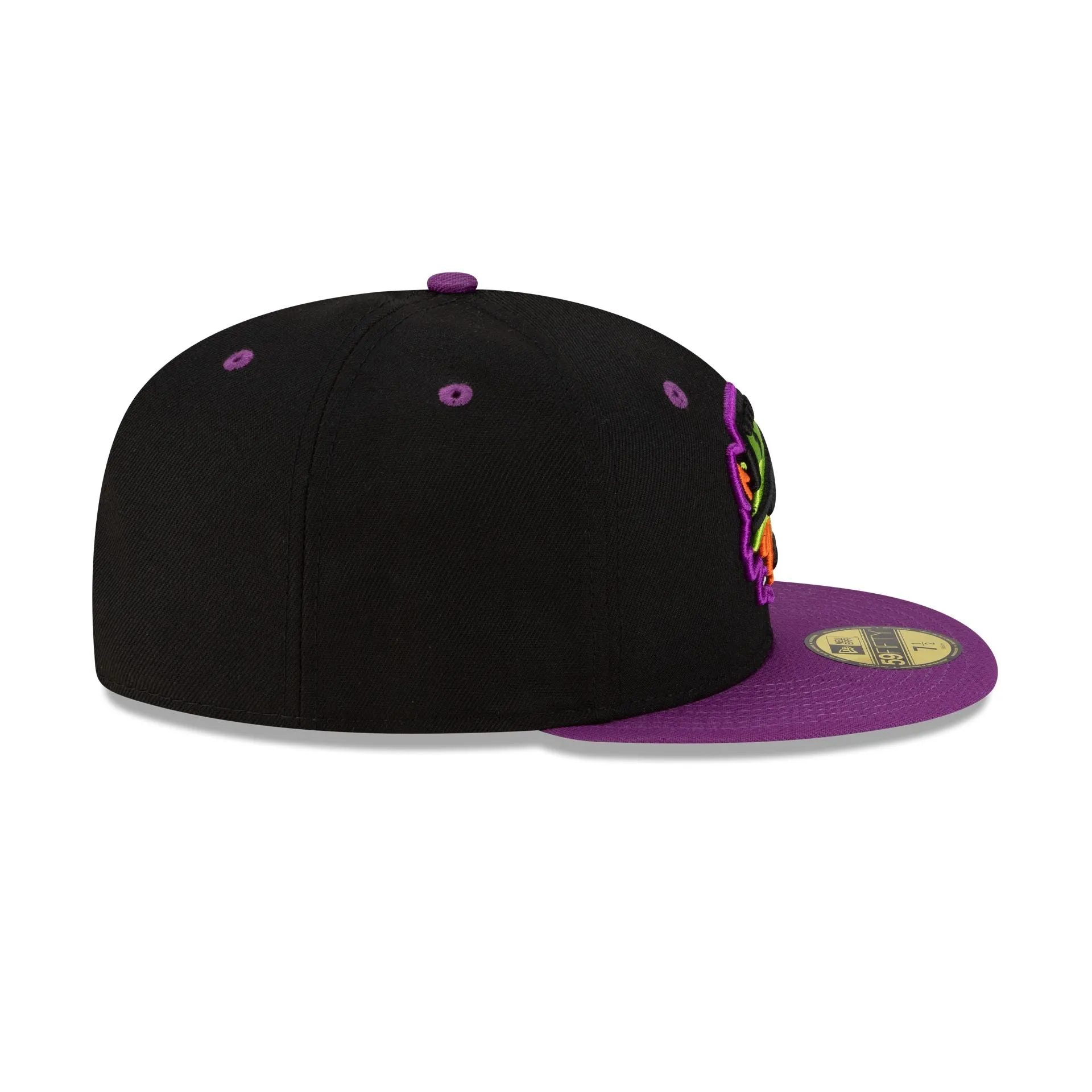 Erie SeaWolves Halloween Purple 59FIFTY Fitted Hat sold by New Era product image thumbnail 5