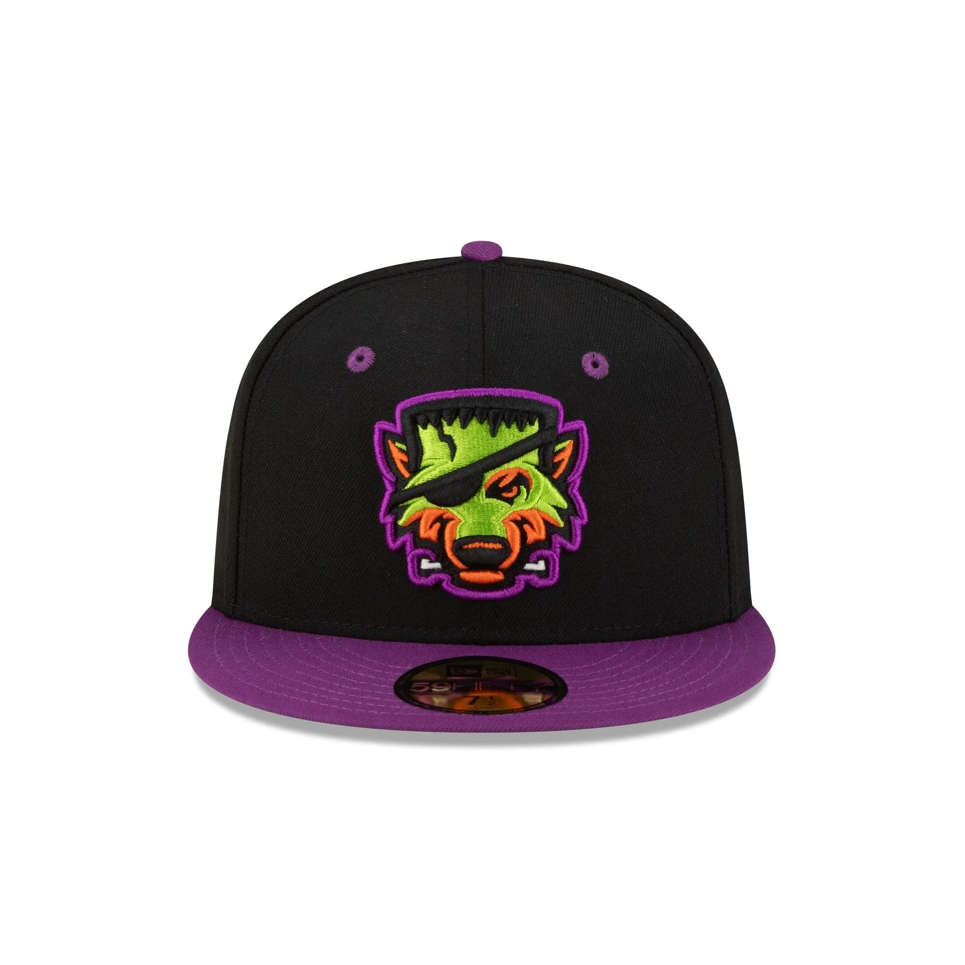 Erie SeaWolves Halloween Purple 59FIFTY Fitted Hat sold by New Era product image thumbnail 2