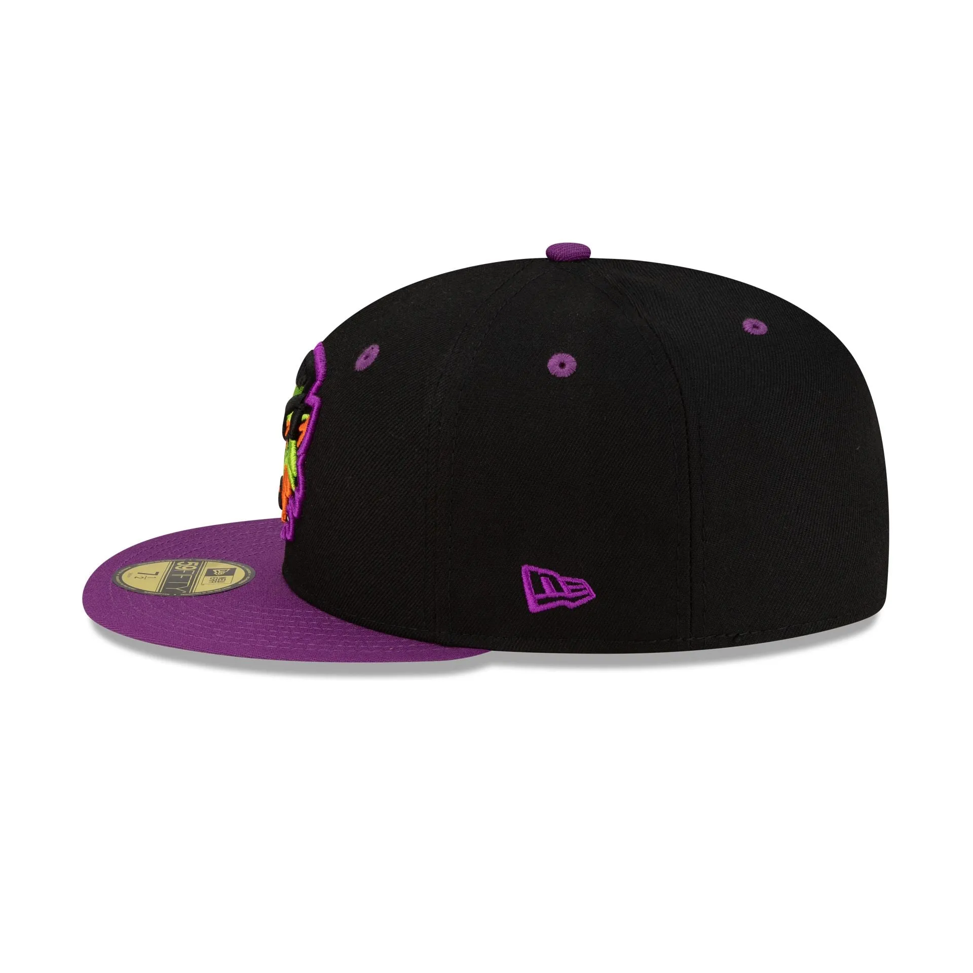 Erie SeaWolves Halloween Purple 59FIFTY Fitted Hat sold by New Era product image thumbnail 4