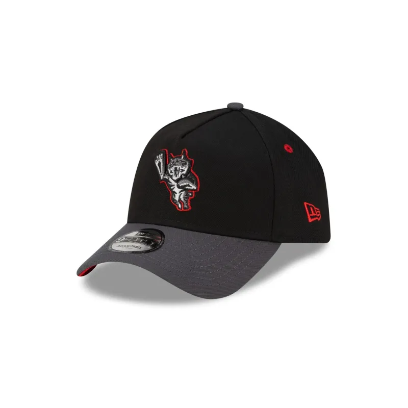 Lynchburg Hillcats Halloween Red 9FORTY A-Frame Snapback Hat sold by New Era