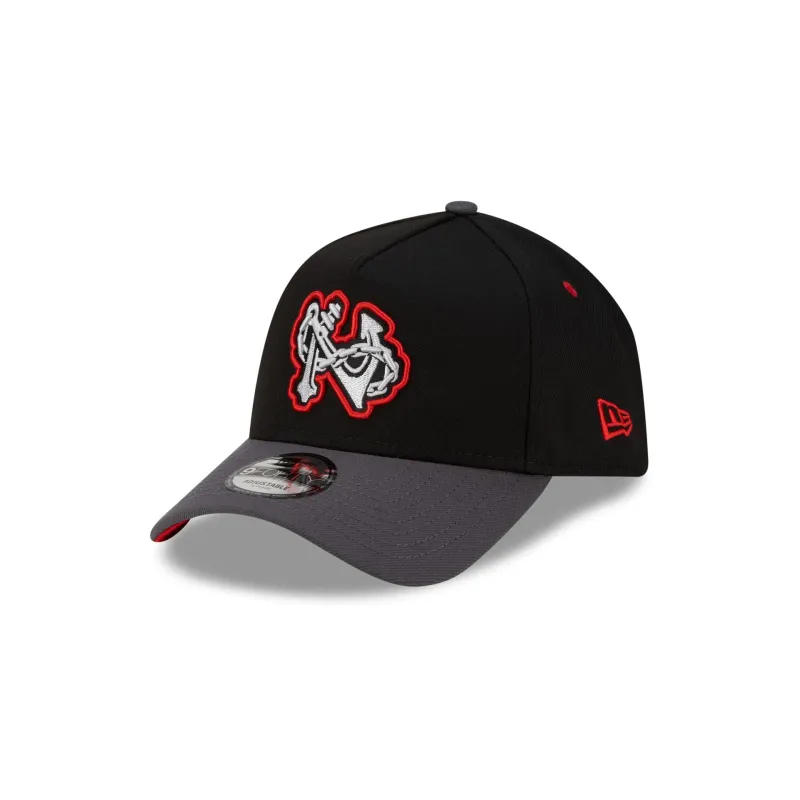 Norfolk Tides Halloween Red 9FORTY A-Frame Snapback Hat sold by New Era