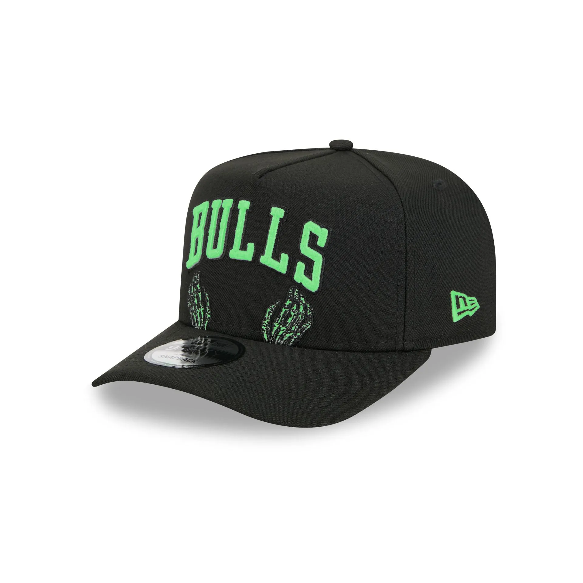 Chicago Bulls Skeletal Script 9FIFTY A-Frame Snapback Hat sold by New Era product image thumbnail 2