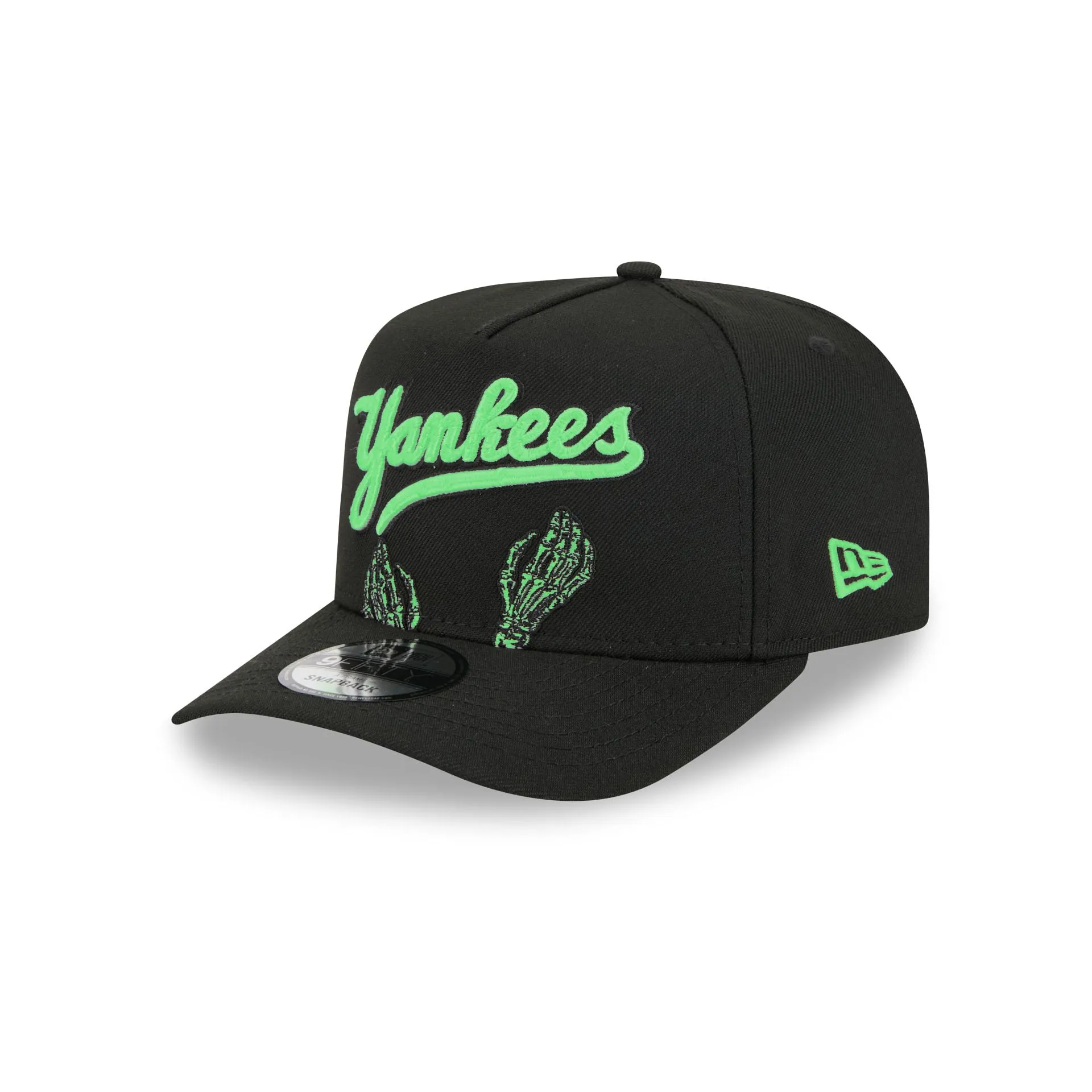 New York Yankees Skeletal Script 9FIFTY A-Frame Snapback Hat sold by New Era product image thumbnail 2